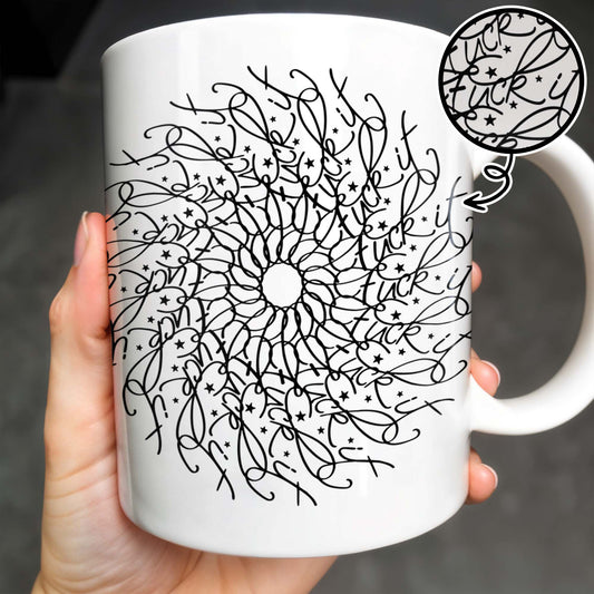 Eff It Eff It Eff It Avec des étoiles - Tasse à café personnalisée - FAM359_MG