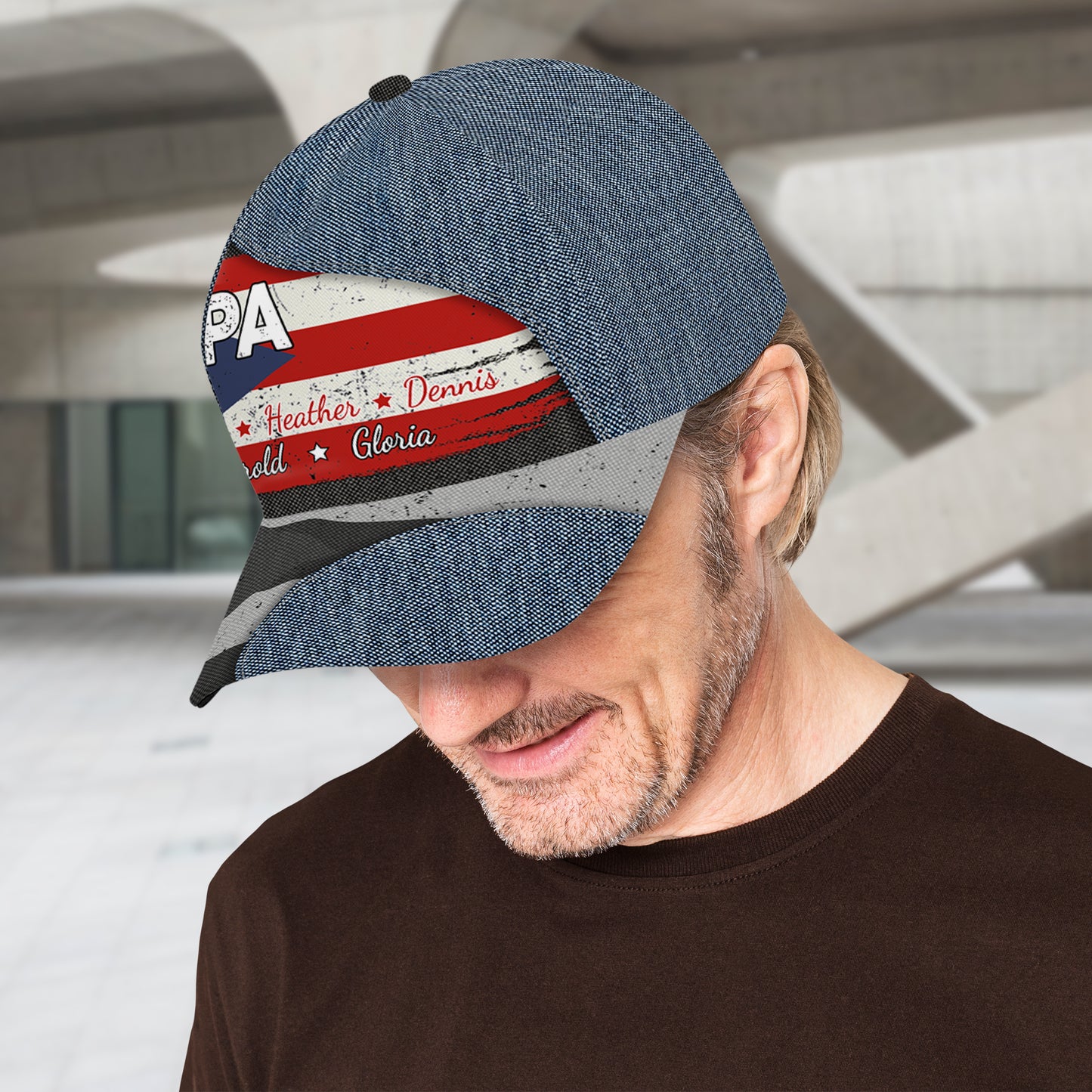 Fier d'être Boricua - Casquette de baseball personnalisée, imprimé intégral - LA036_BAC