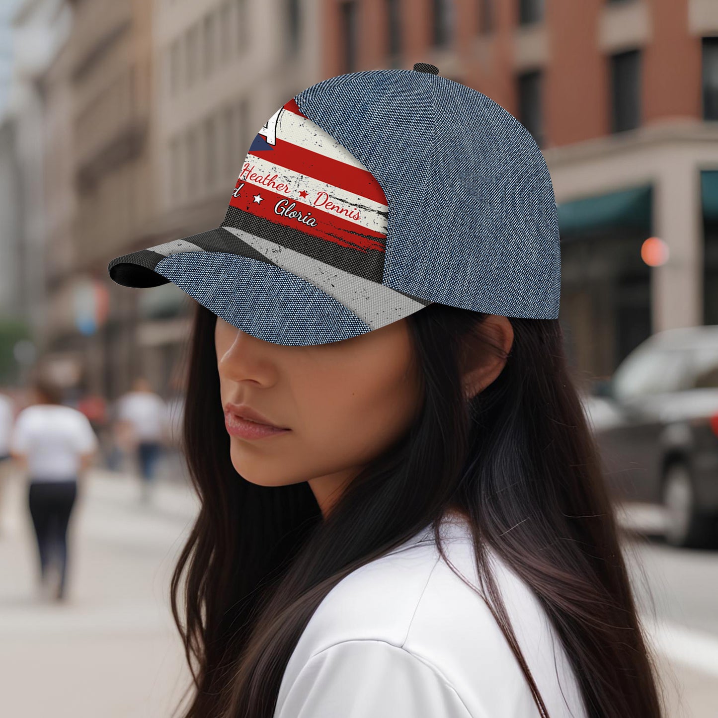 Fier d'être Boricua - Casquette de baseball personnalisée, imprimé intégral - LA036_BAC