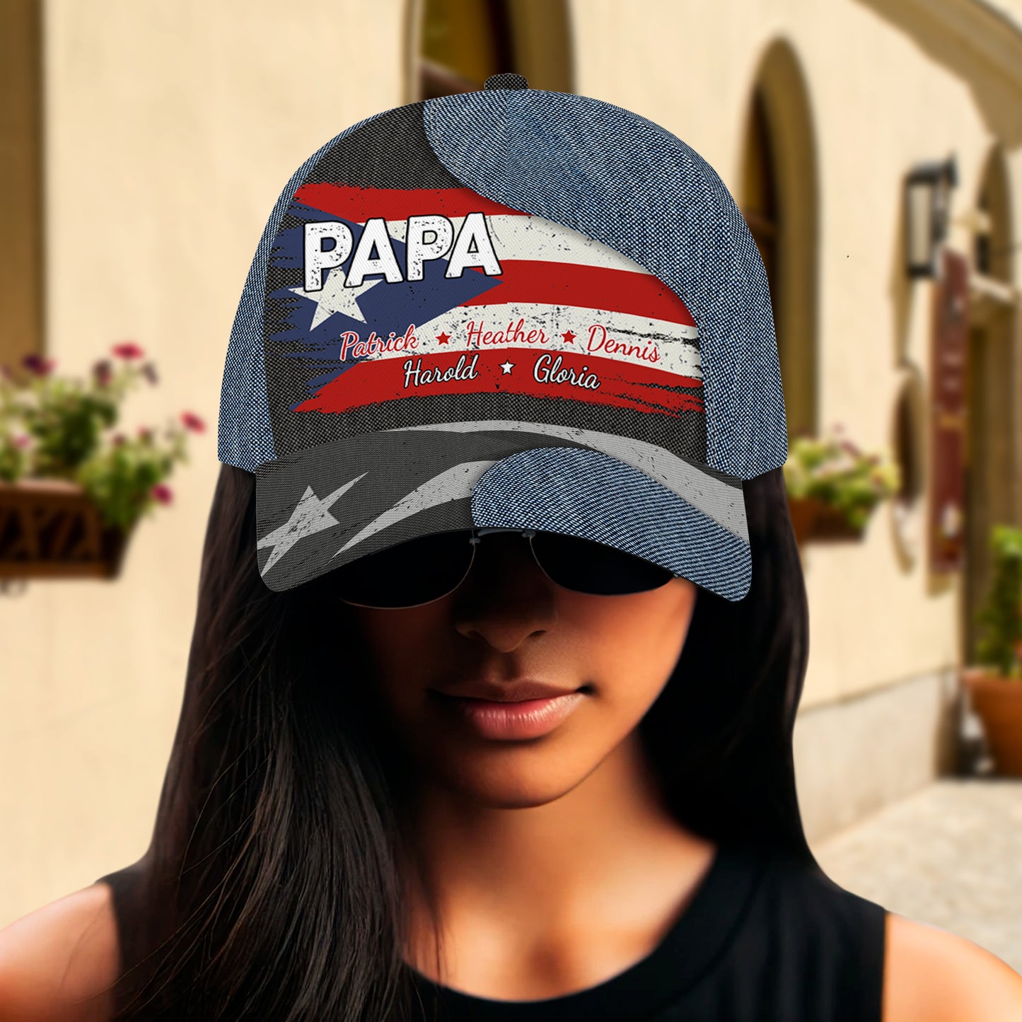 Fier d'être Boricua - Casquette de baseball personnalisée, imprimé intégral - LA036_BAC