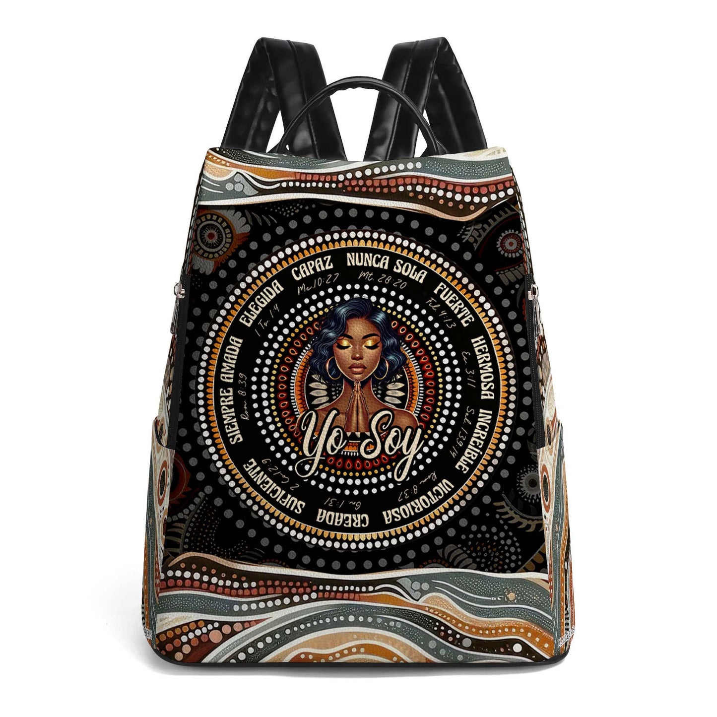 Yo Soy - Sac à dos en cuir personnalisé - FT007_BP