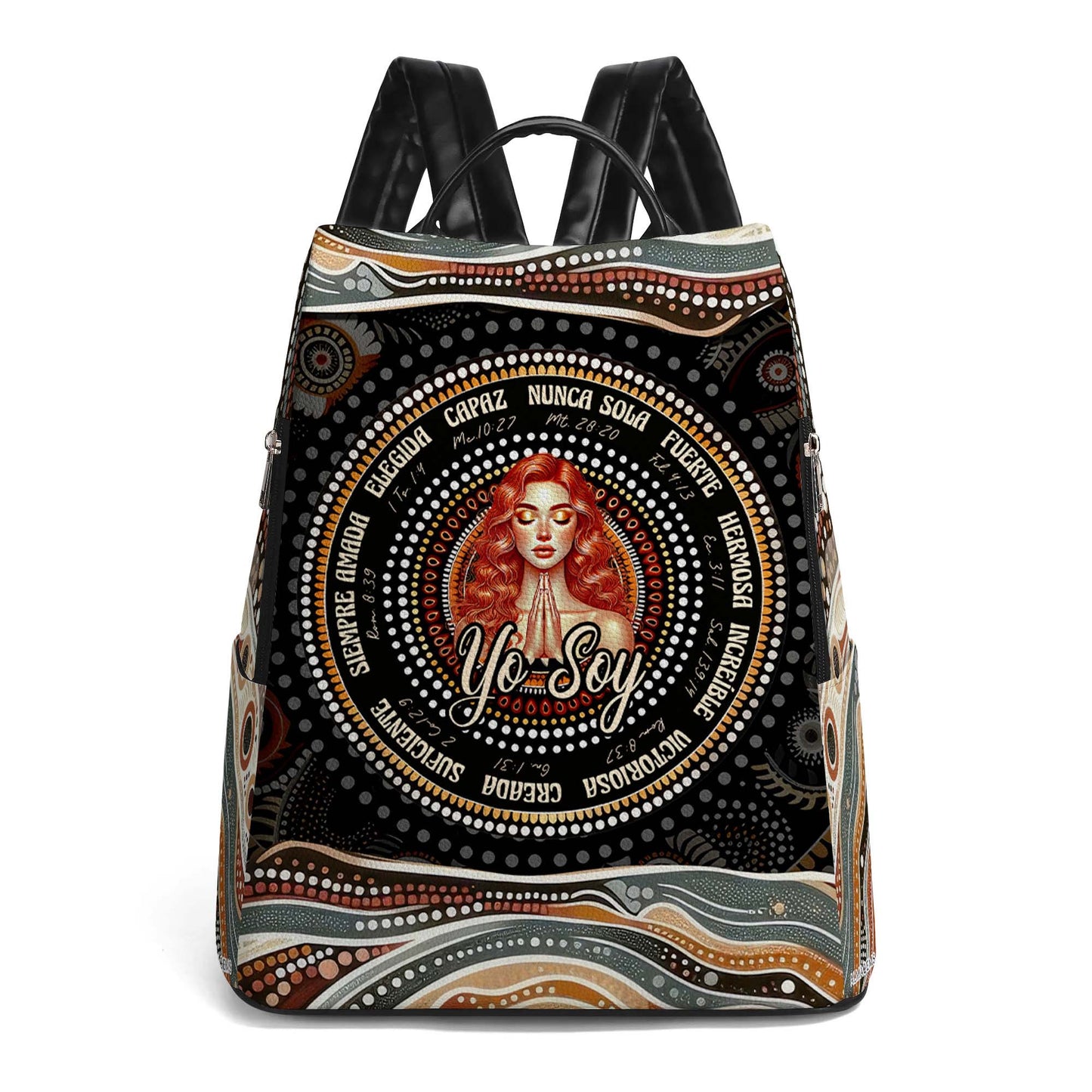 Yo Soy - Sac à dos en cuir personnalisé - FT007_BP