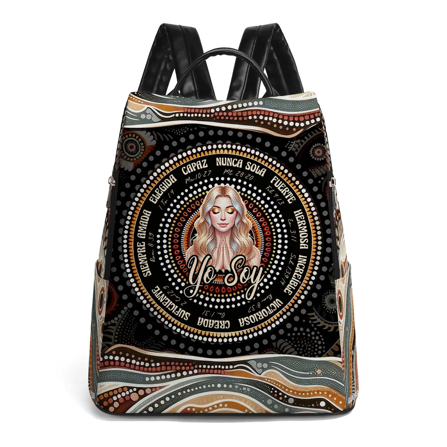 Yo Soy - Sac à dos en cuir personnalisé - FT007_BP