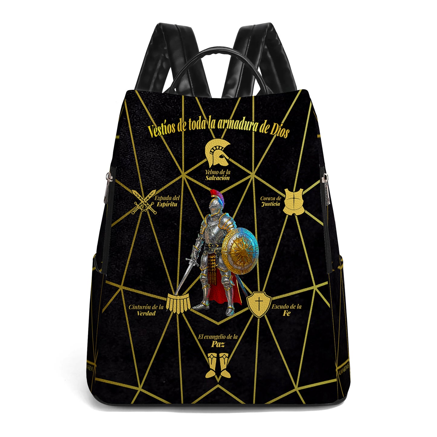La Armadura de Dios - Sac à dos en cuir personnalisé - BP_MX04