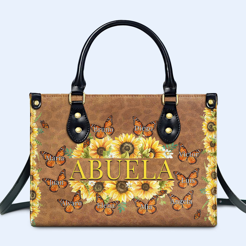 Little Butterflies - Personalized Custom Leather Handbag - FM031_HB