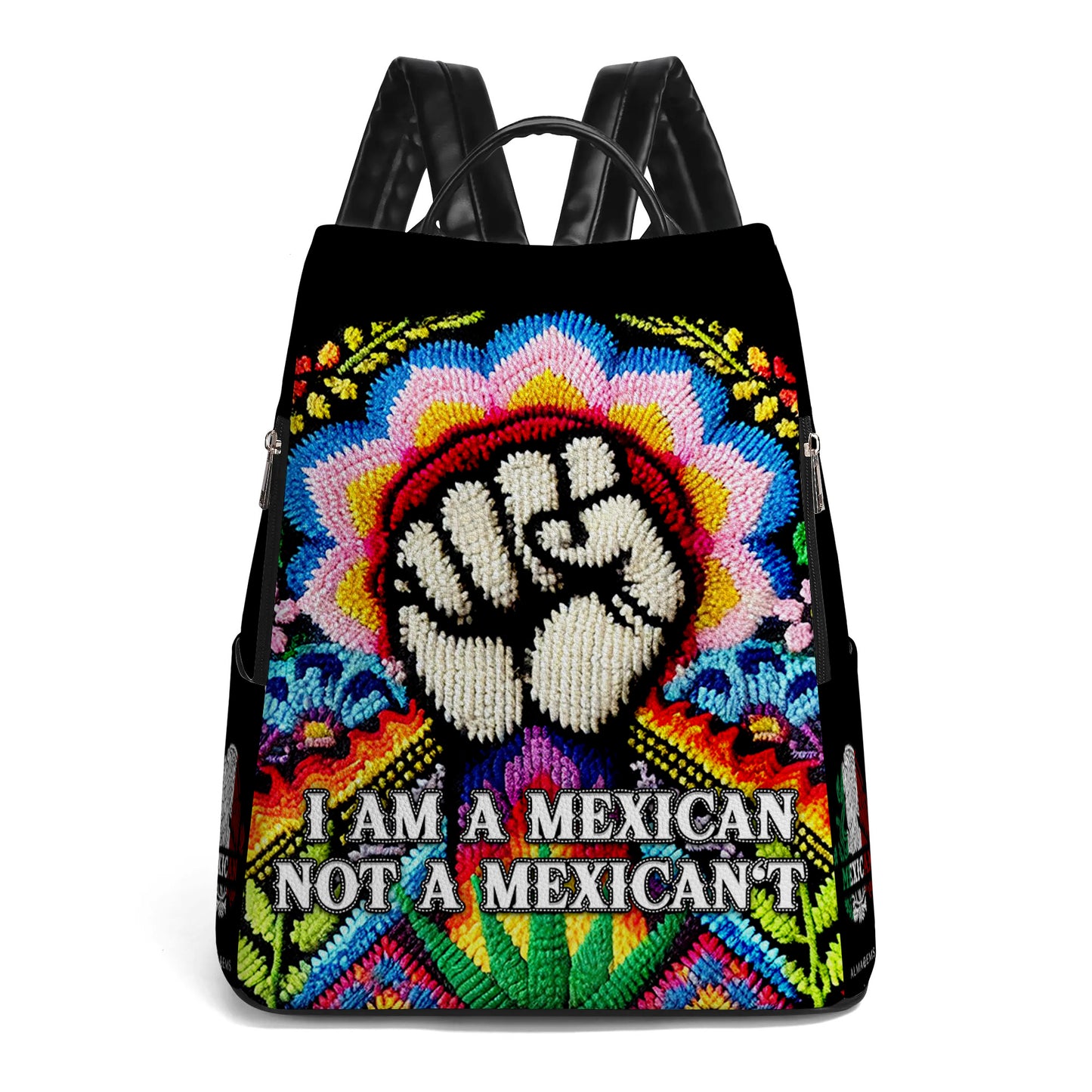Soy un MexiCan, no un MexiCan't - Mochila de cuero personalizada - ME020_BP