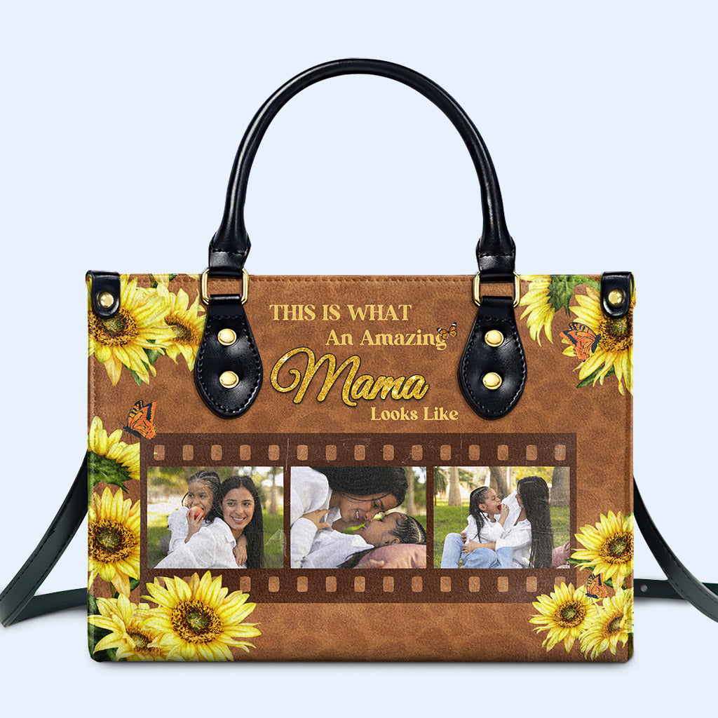 Voici à quoi ressemble un incroyable... - Sac à main en cuir personnalisé - FM013_HB