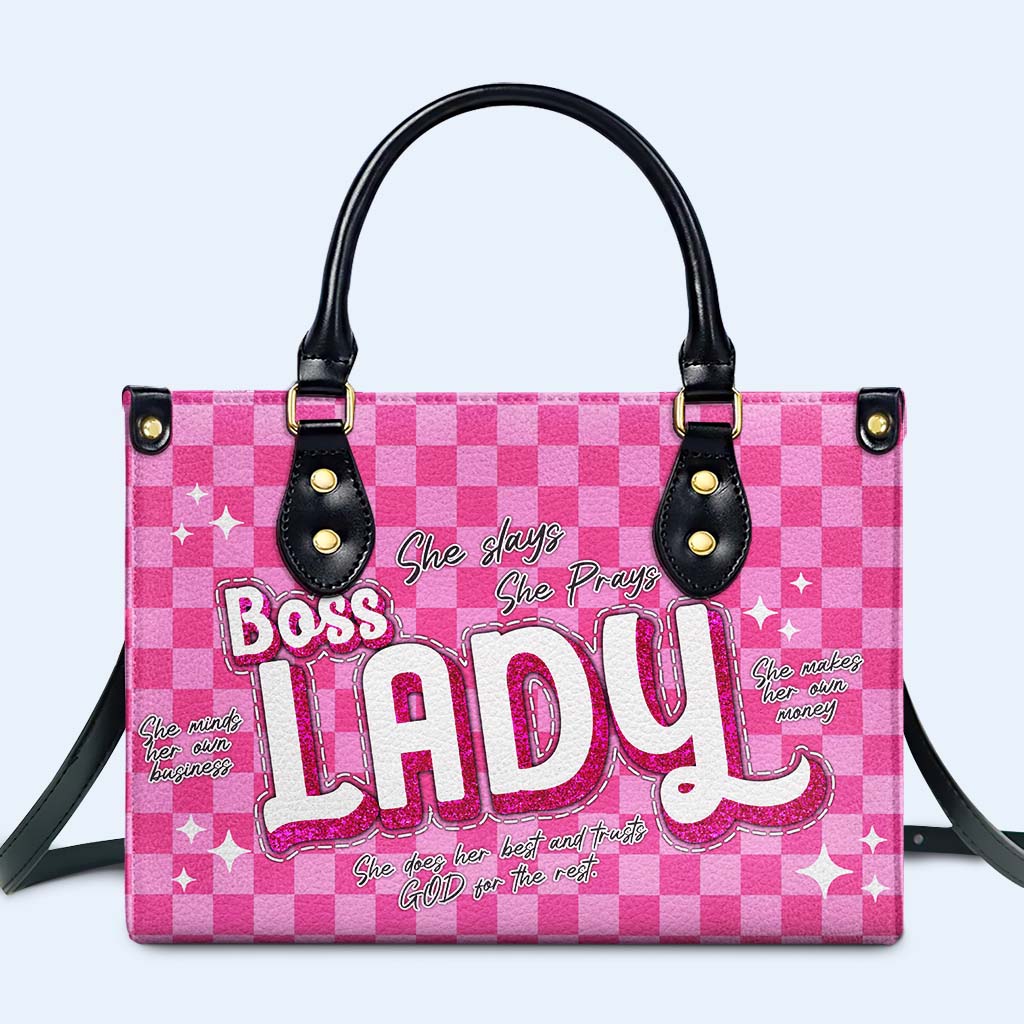 Boss Lady - Sac à main en cuir personnalisé - DB76