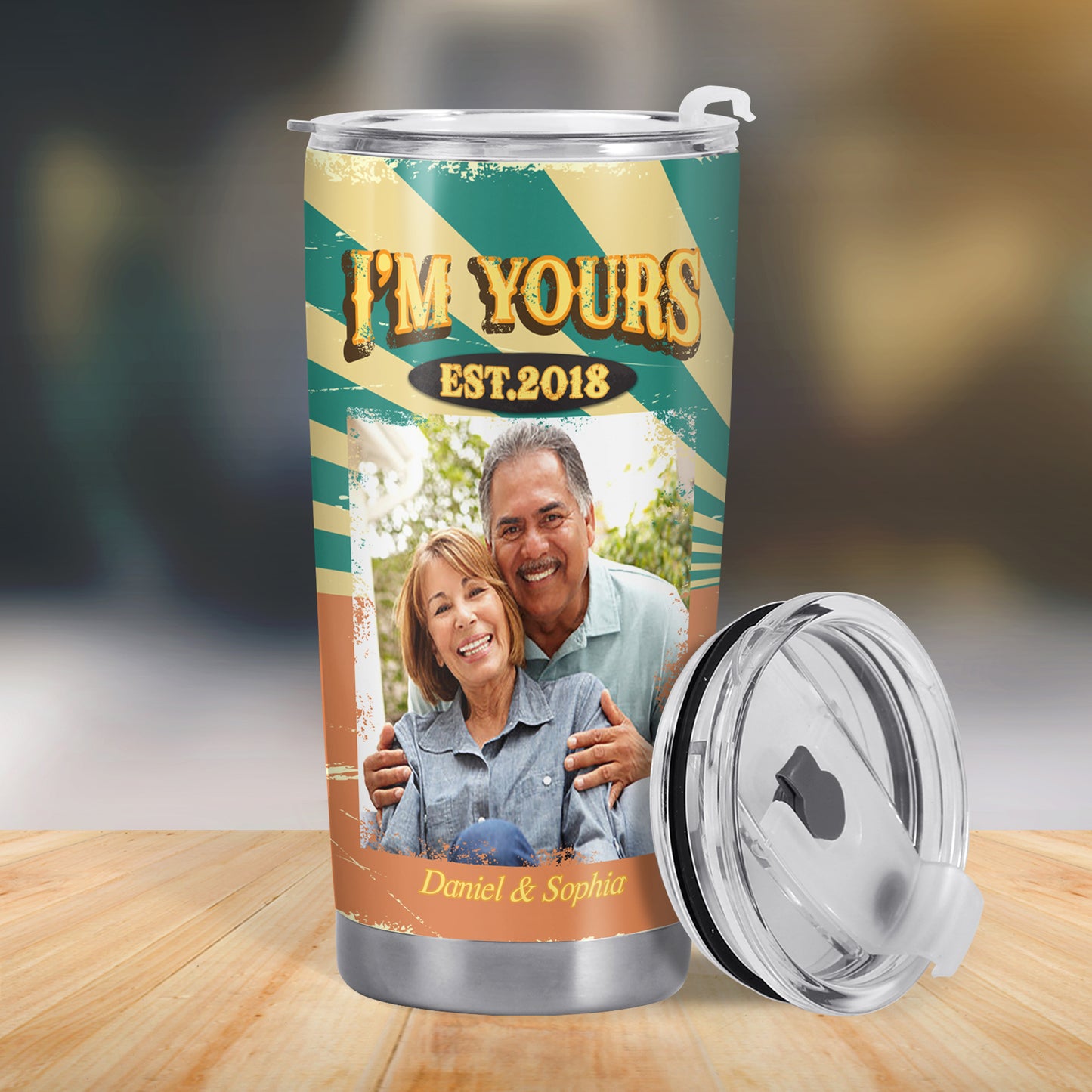 Soy tuyo, no se aceptan devoluciones ni reembolsos - Vaso de acero inoxidable personalizado de 20 oz y 30 oz - TB_FM17