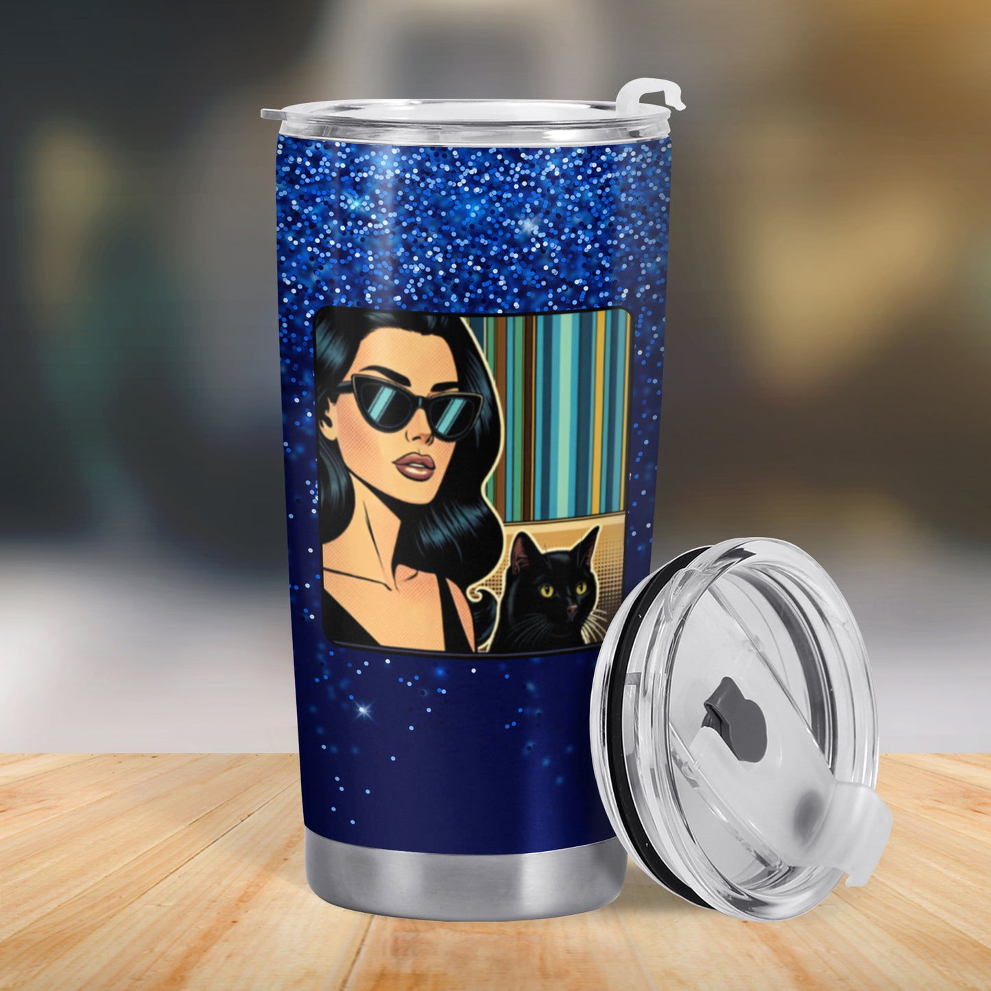 Customize Your Art - Personalized Stainless Steel Tumbler 20oz 30oz - QCUSTOM09TB