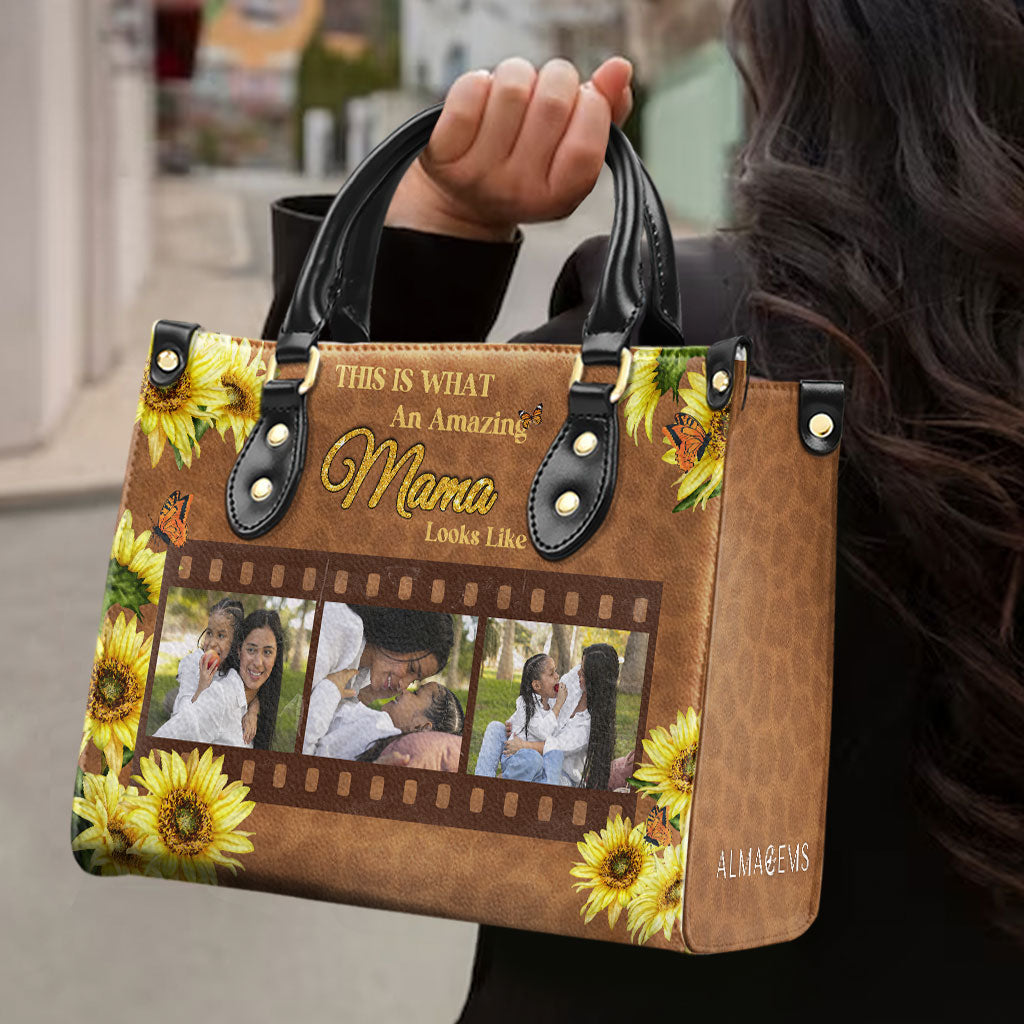 Voici à quoi ressemble un incroyable... - Sac à main en cuir personnalisé - FM013_HB