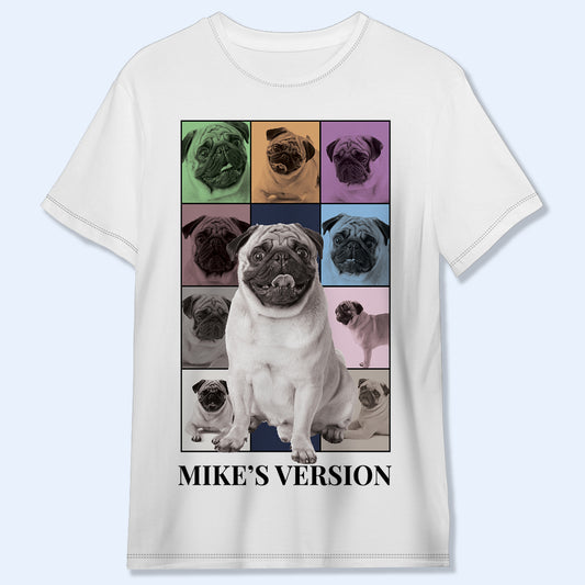 Version chien - T-shirt unisexe personnalisé imprimé sur toute la surface - PET002_3T