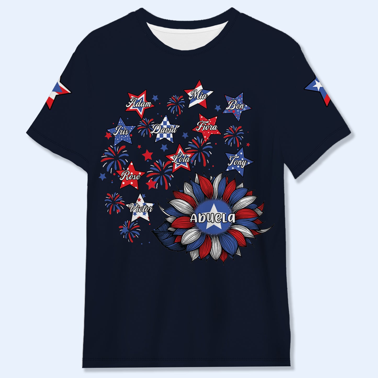 T-shirt personnalisé pour toute la famille - T-shirt unisexe imprimé sur toute la surface - LA052_3T