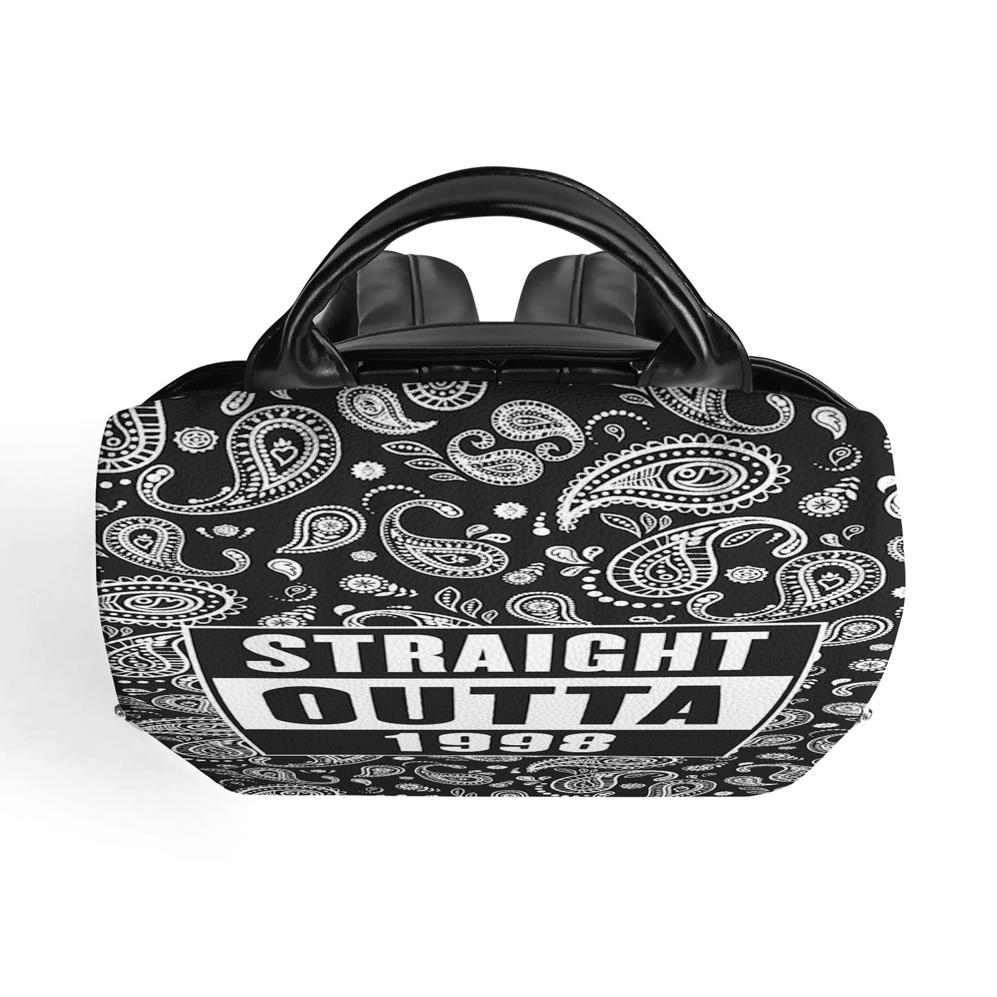 STRAIGHT OUTTA - Personalized Custom Leather BackPack - BP_M01