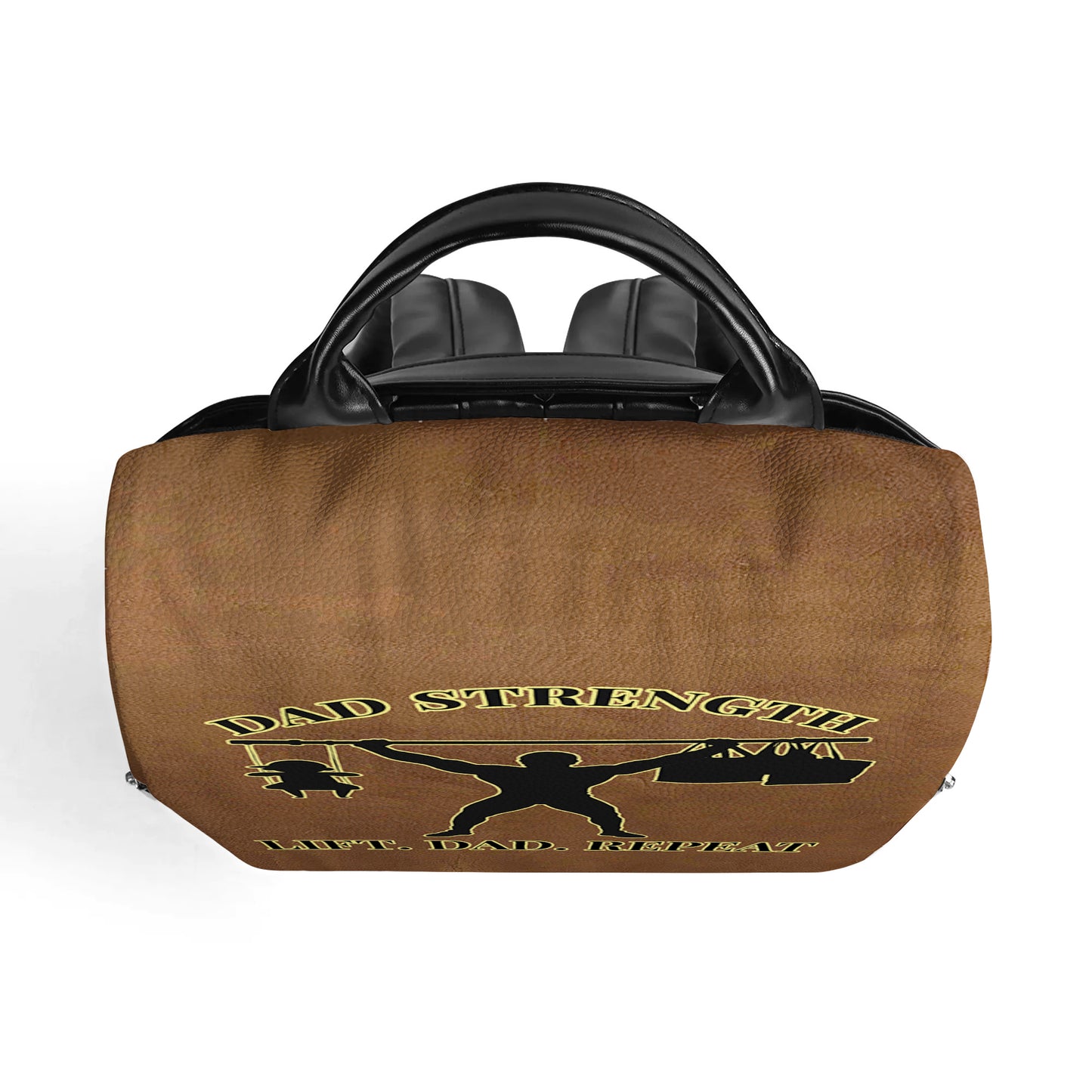 DAD STRENGTH - Personalized Custom Leather BackPack - BP_FN12