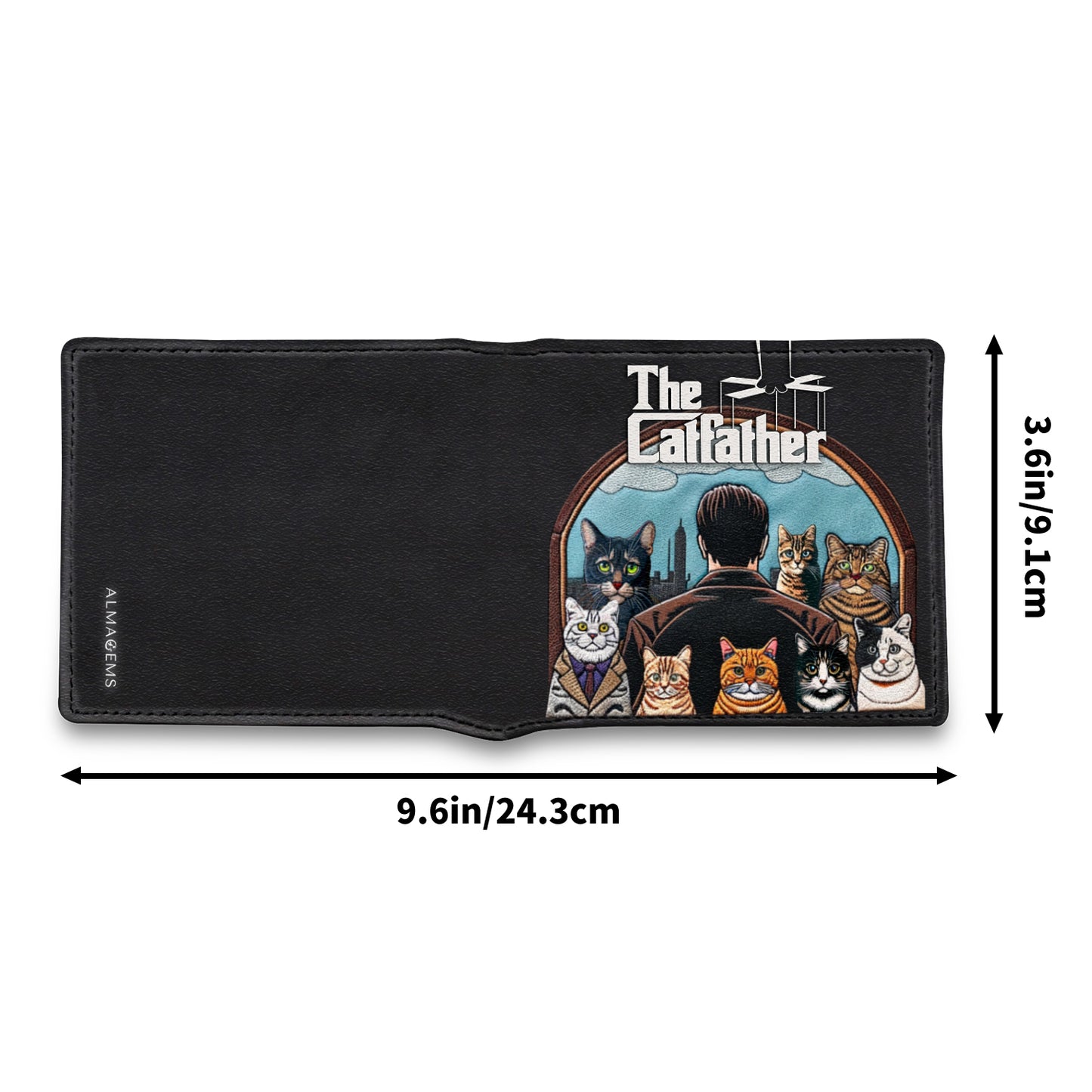 The Catfather - Men's Leather Wallet - MW35