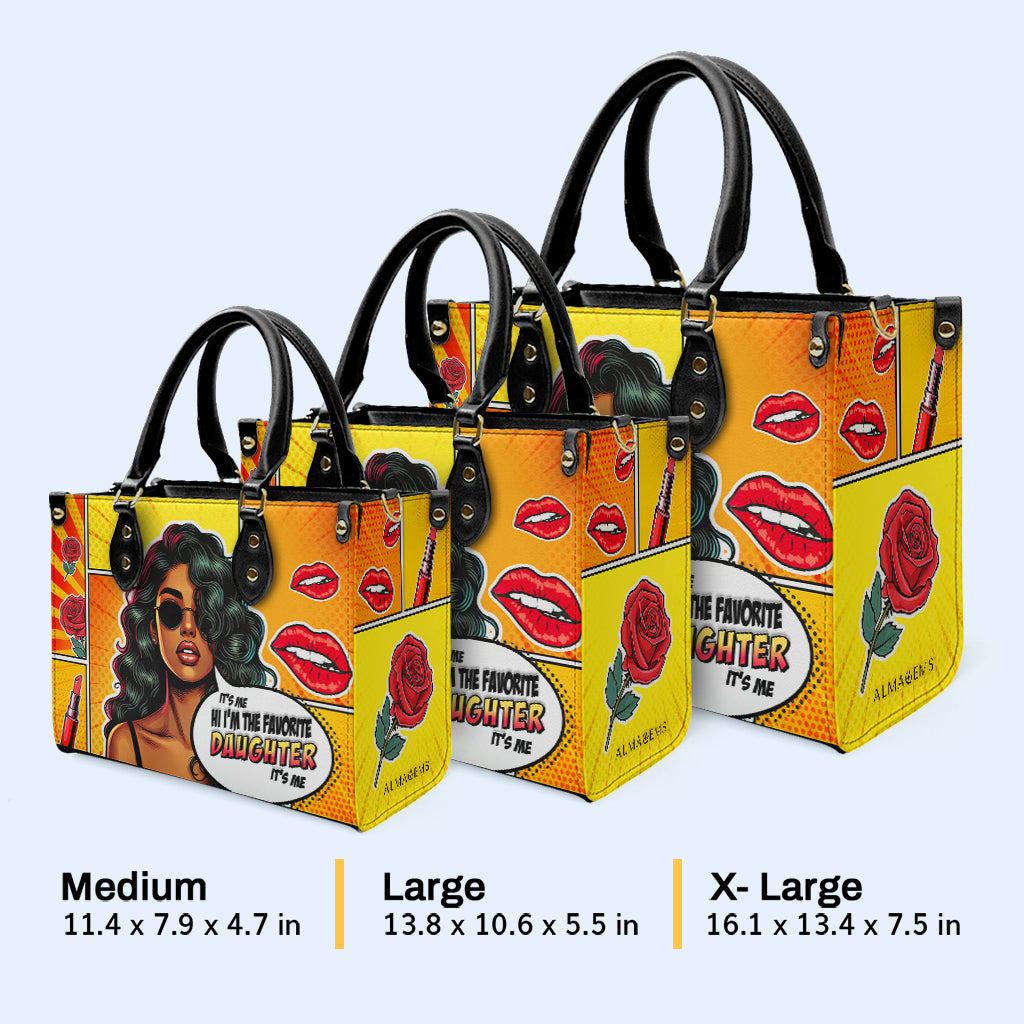 La Fille Préférée - Sac à main en cuir personnalisé - FM012_HB