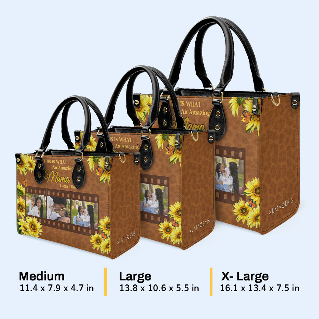 Voici à quoi ressemble un incroyable... - Sac à main en cuir personnalisé - FM013_HB