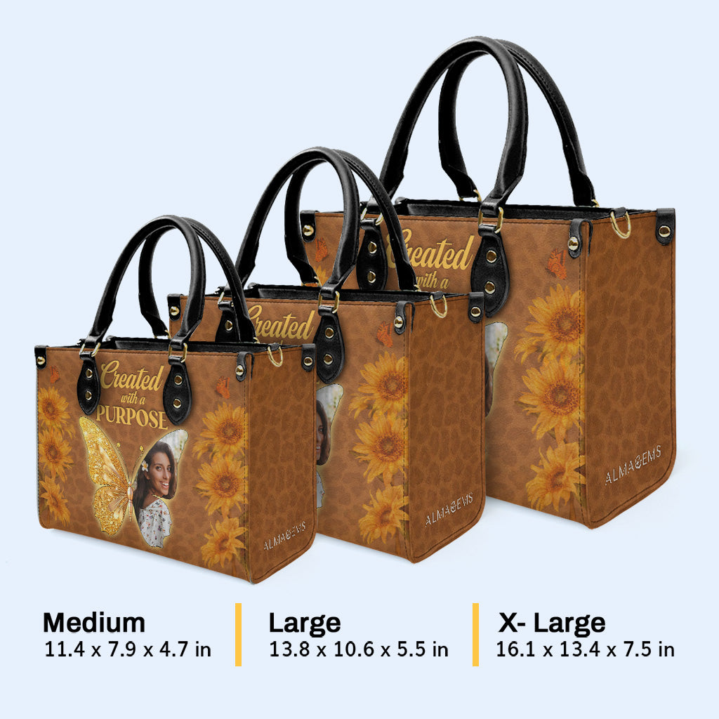 Sac à main en cuir personnalisé, créé avec un objectif précis - DG067_HB