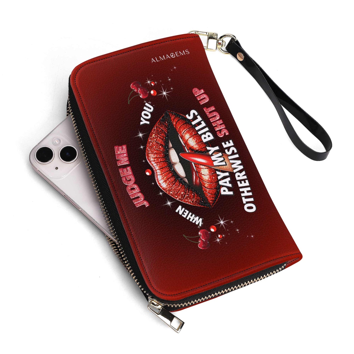 Judge Me When You Pay My Bills Otherwise Shut Up - Women Leather Wallet - WW_DB74