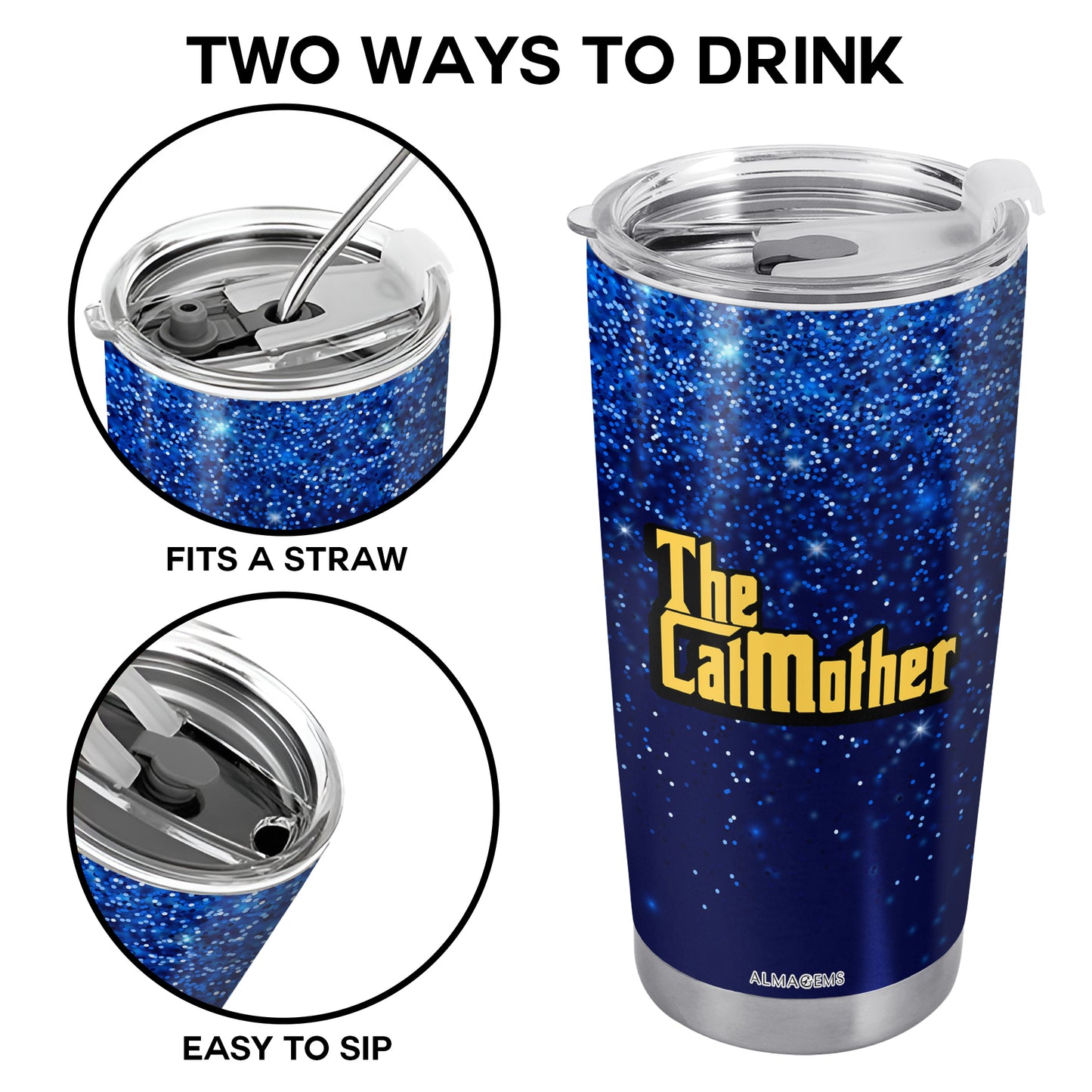 Customize Your Art - Personalized Stainless Steel Tumbler 20oz 30oz - QCUSTOM09TB