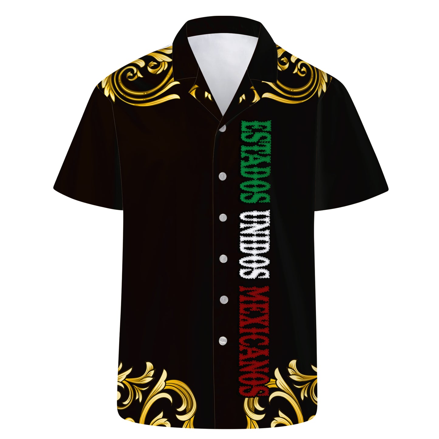 Estados Unidos Mexicanos - Chemise hawaïenne unisexe personnalisée personnalisée - HW_MX12