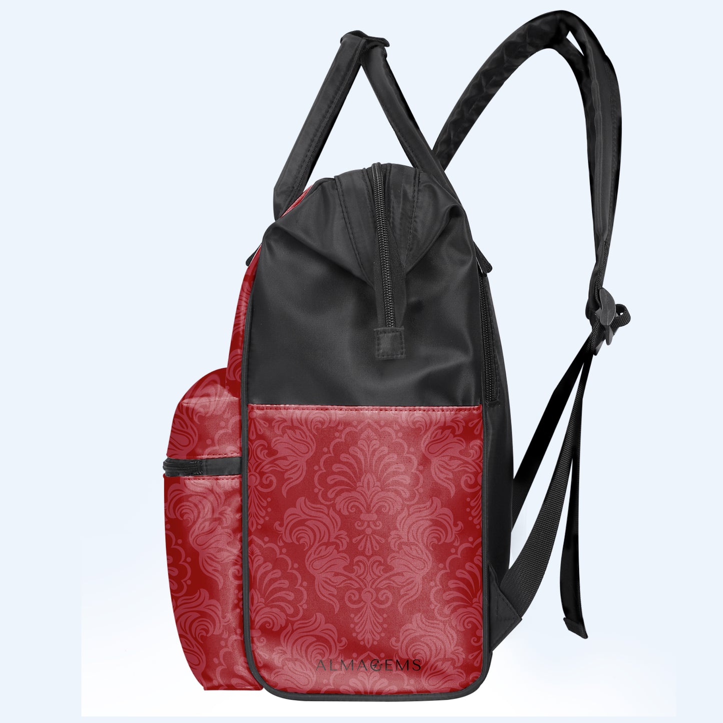 Boricua. Hasta La Muerte - Mochila de viaje personalizada con pico de pato - HS019_DKB