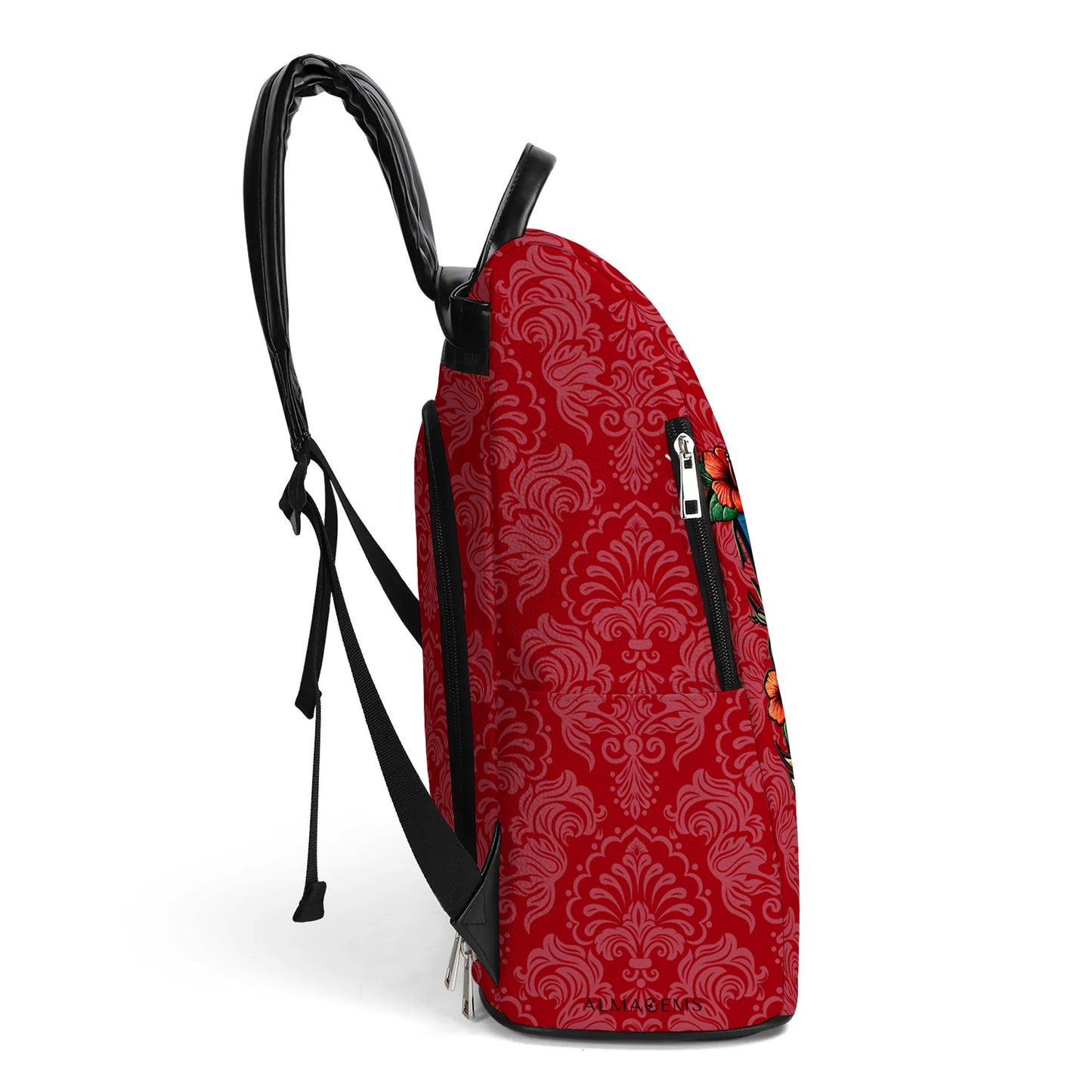 Boricua Hasta La Muerte - Personalized Custom Leather BackPack - HS019_BP