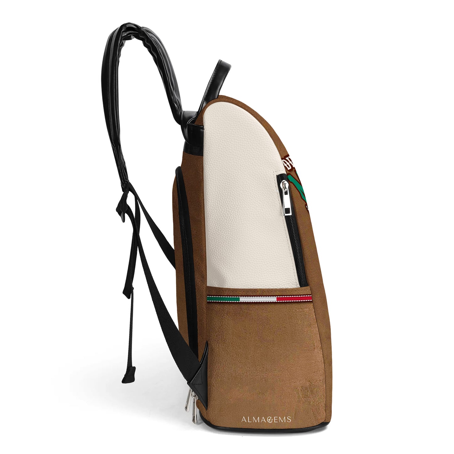 I Didn't Ask To Be Mexican - Personalized Custom Leather BackPack - BP_MX01