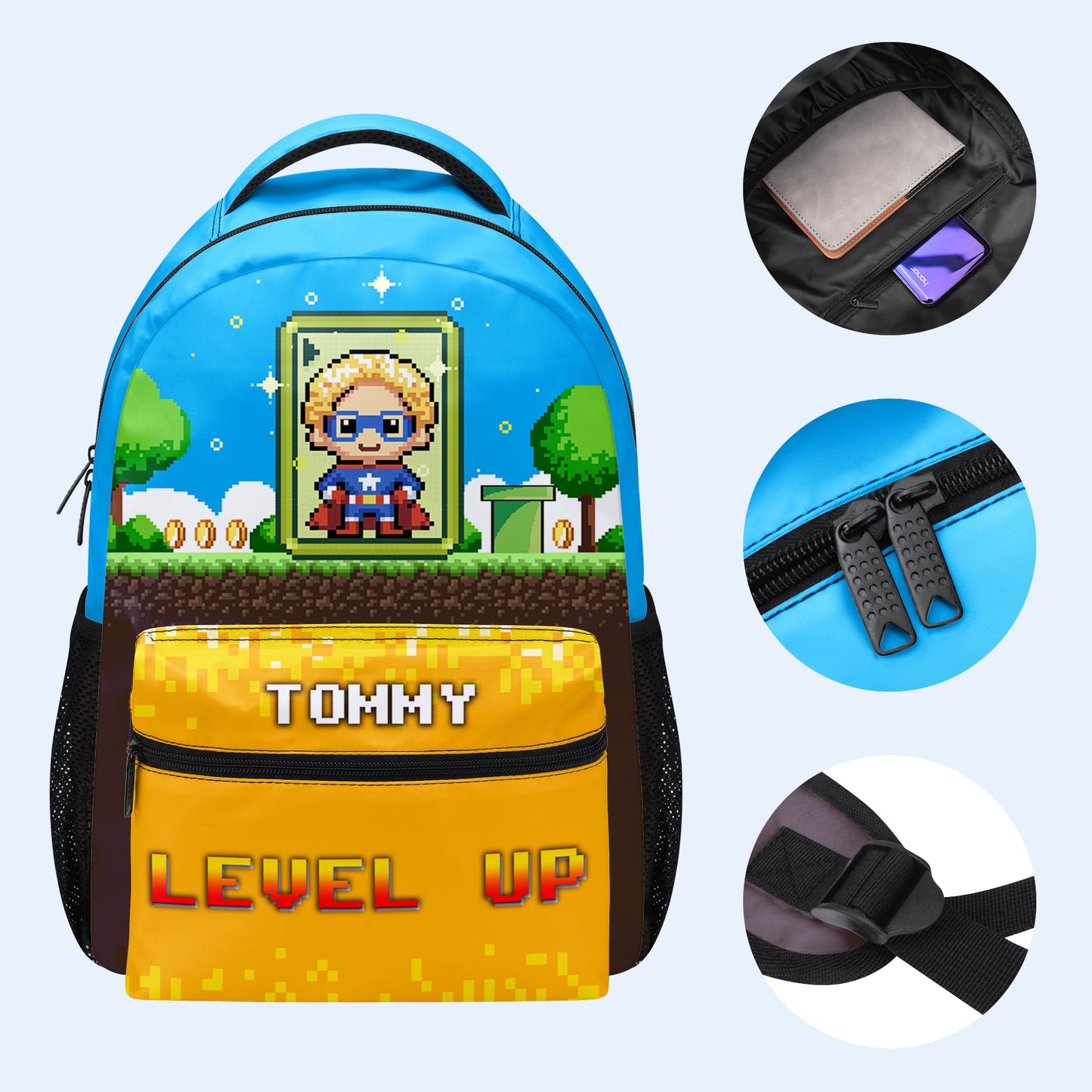 Level Up - Sac à dos personnalisé - QCUS031_CB