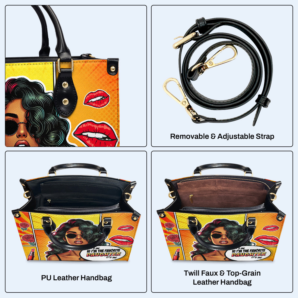 La Fille Préférée - Sac à main en cuir personnalisé - FM012_HB