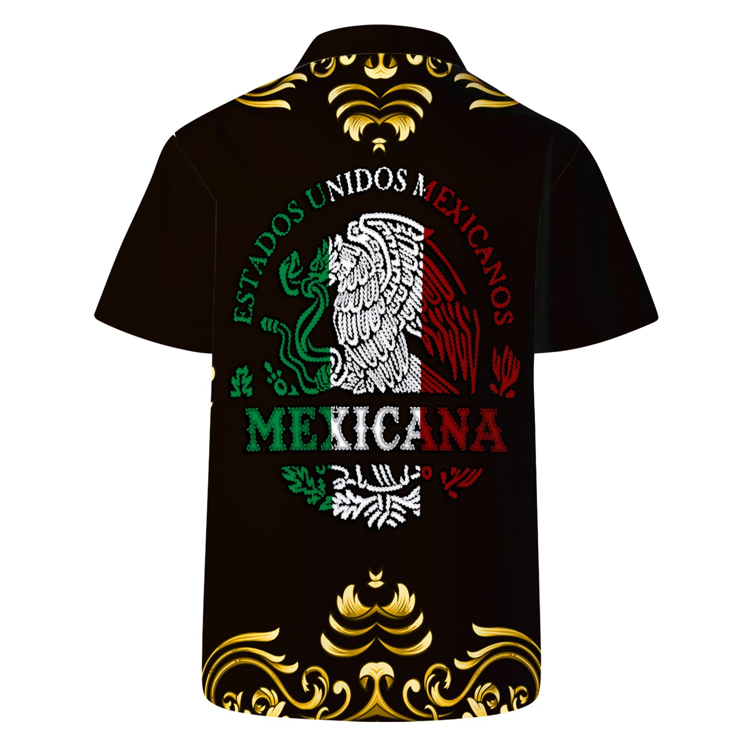 Estados Unidos Mexicanos - Chemise hawaïenne unisexe personnalisée personnalisée - HW_MX12