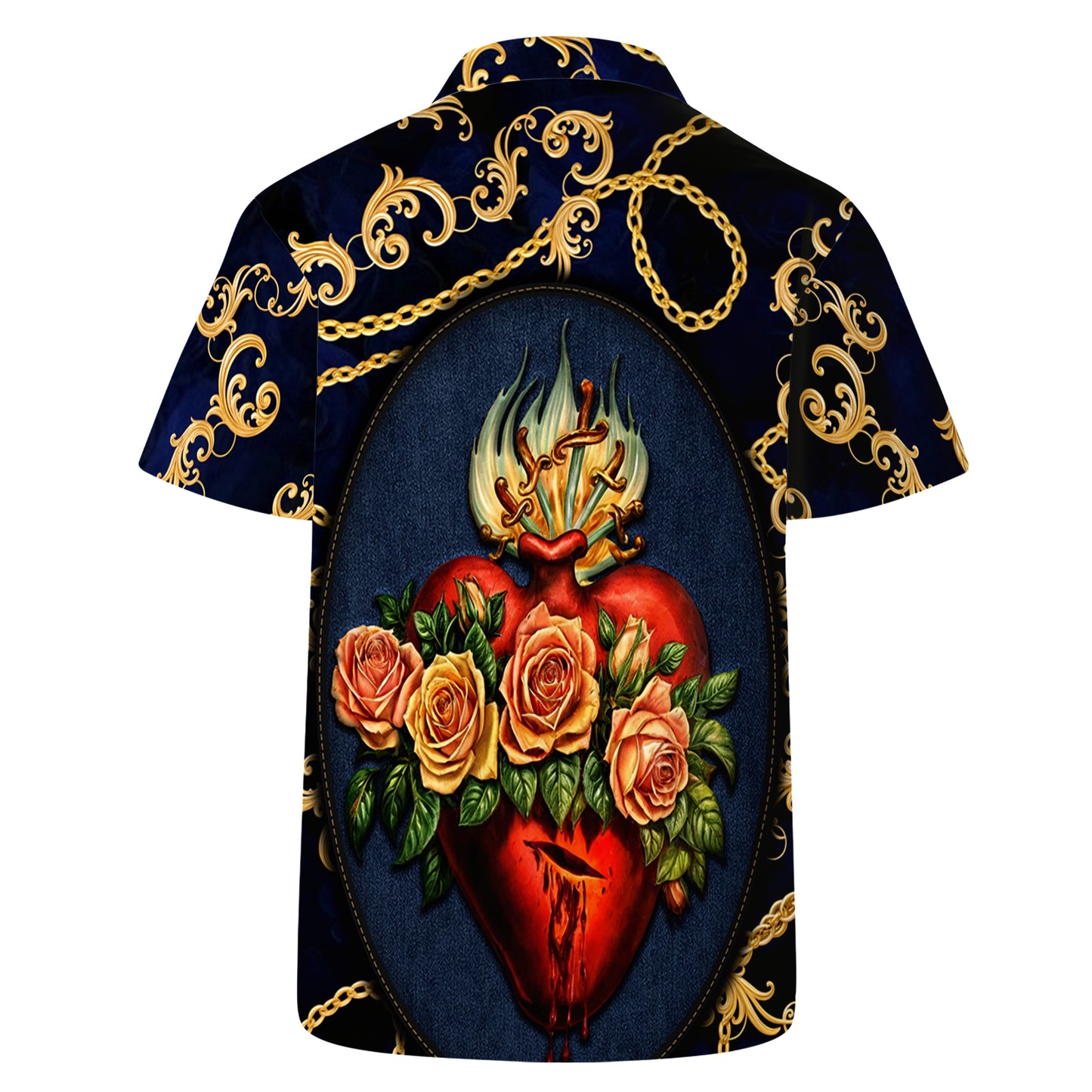 The Sacred Heart - Personalized Custom Unisex Hawaiian Shirt - HW_MX50