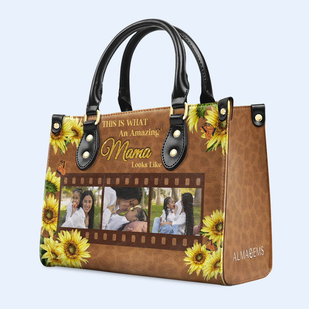 Voici à quoi ressemble un incroyable... - Sac à main en cuir personnalisé - FM013_HB