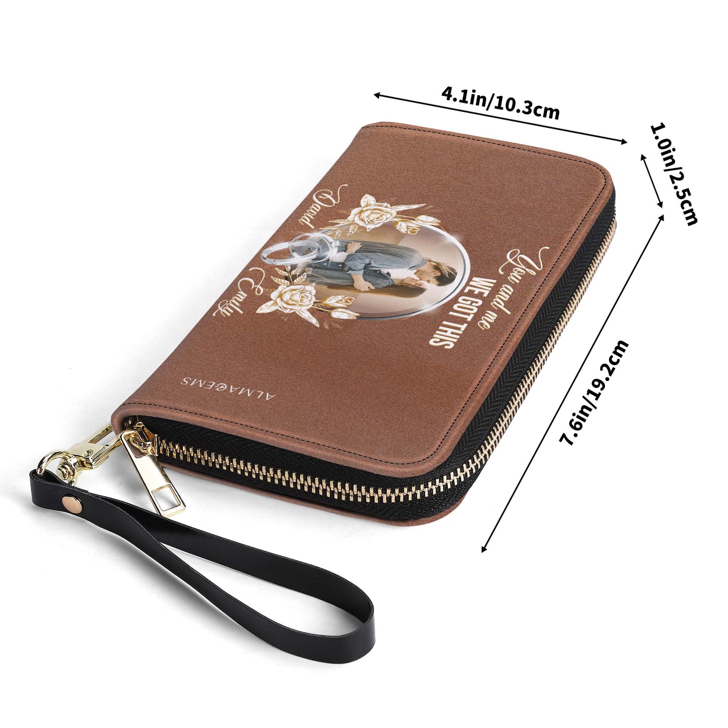 Toi et moi. On a ça ! - Portefeuille en cuir pour femme - CP009_WW