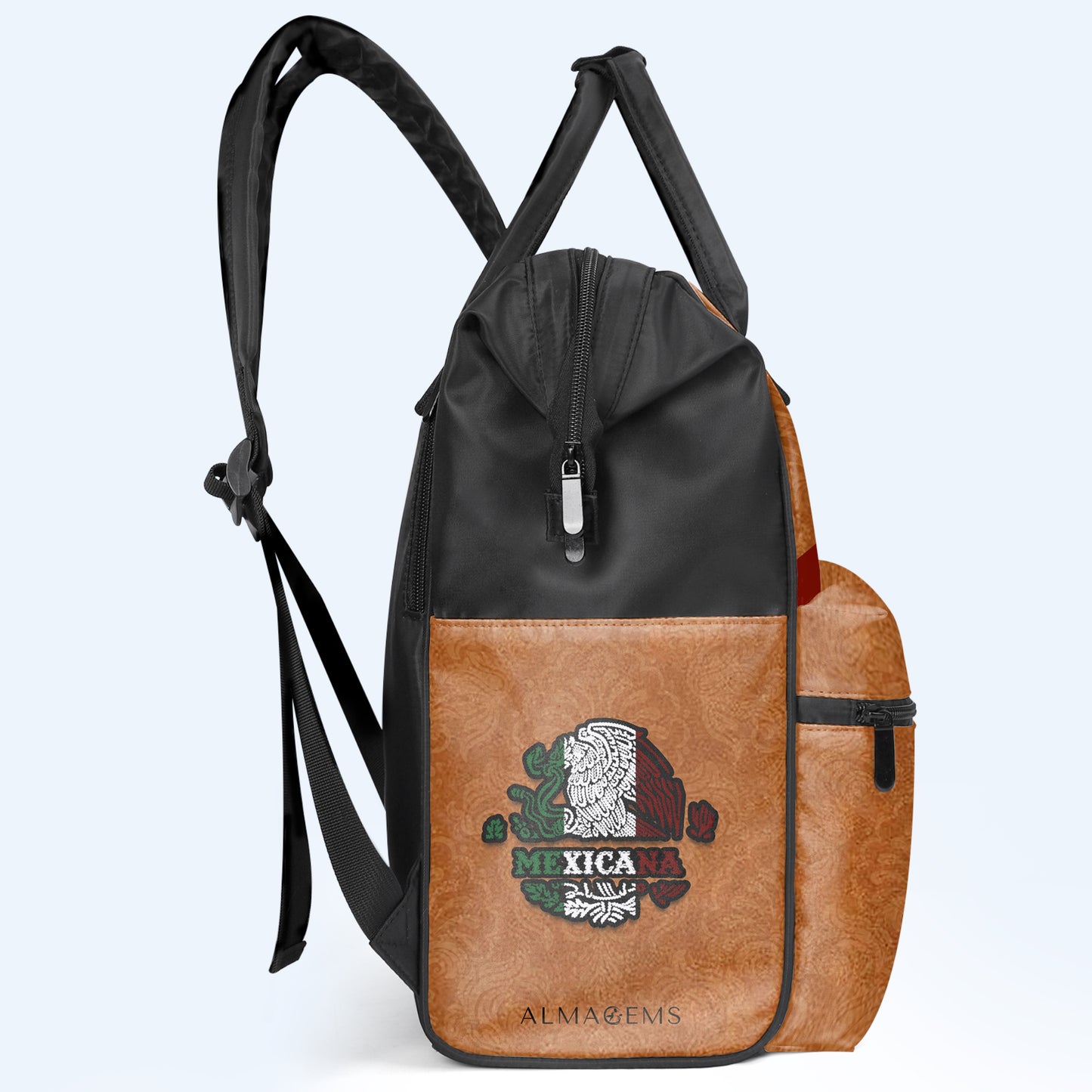 MEXICANA - Personalized Custom Duckbilled Travel Backpack - ME006_DKB