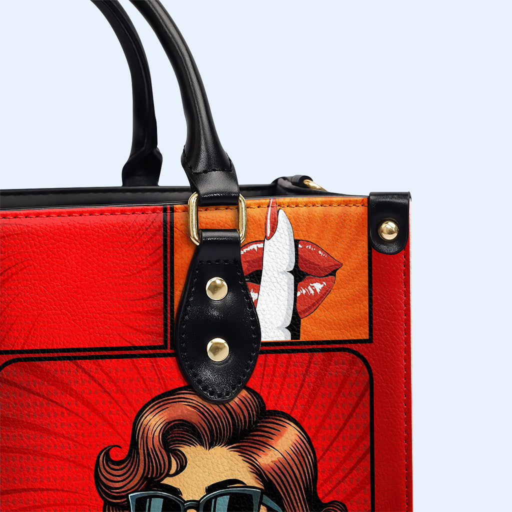 Judge Me When You Pay My Bills Otherwise Shut Up - Personalized Custom Leather Handbag - DB80