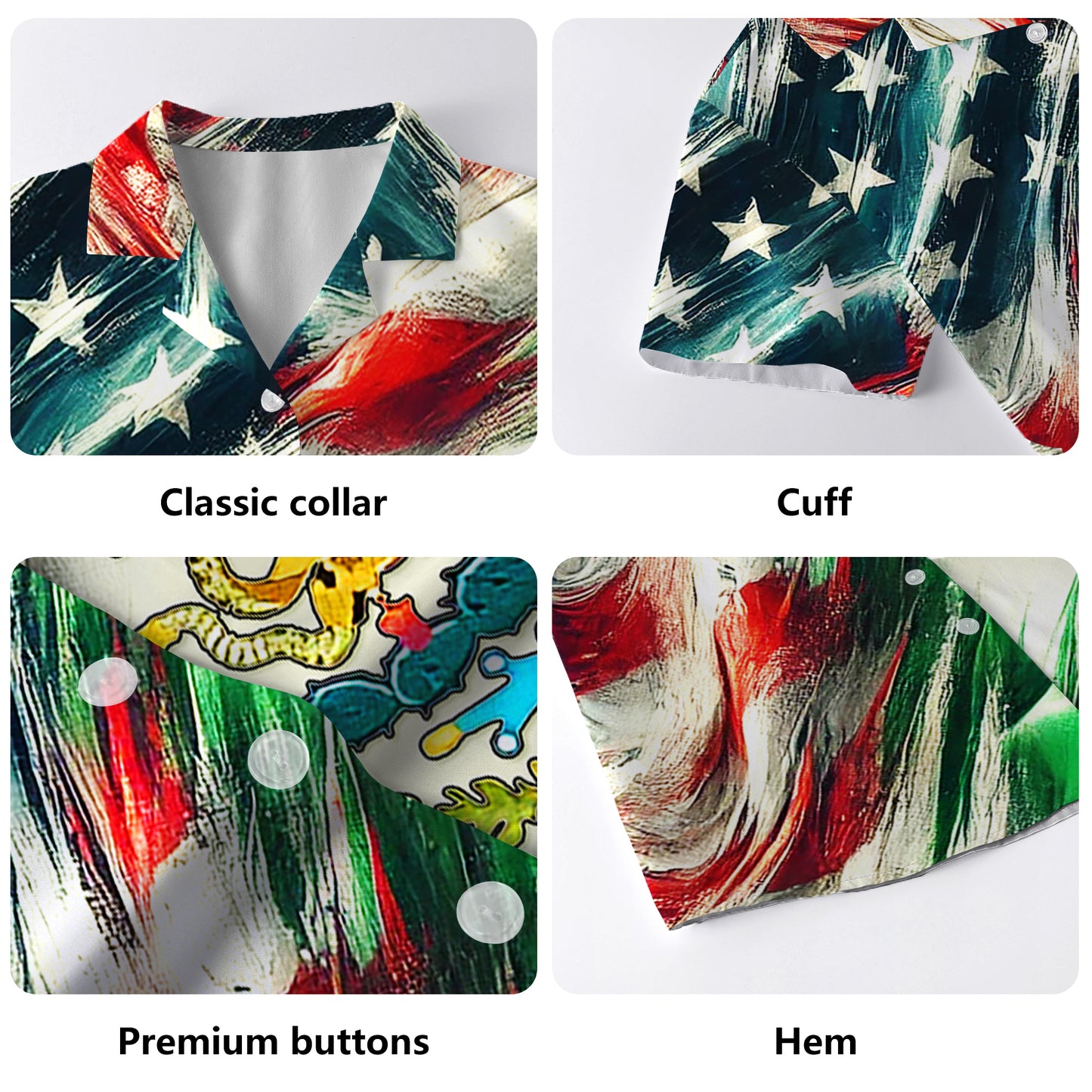 Mexicain de sang, Américain de naissance - Chemise hawaïenne unisexe personnalisée - HW_MX53