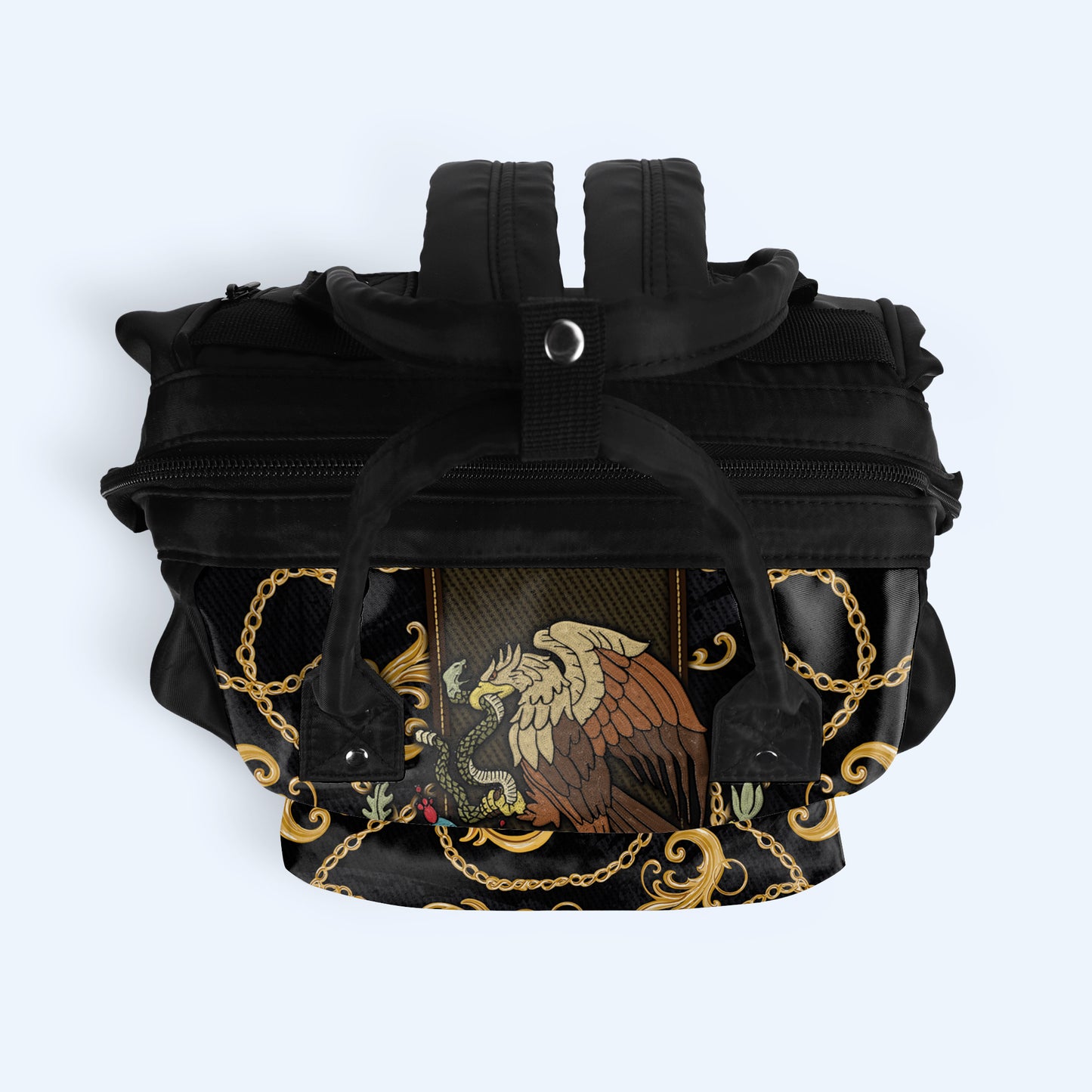 The Golden Eagle - Personalized Custom Duckbilled Travel Backpack - ME007_DKB