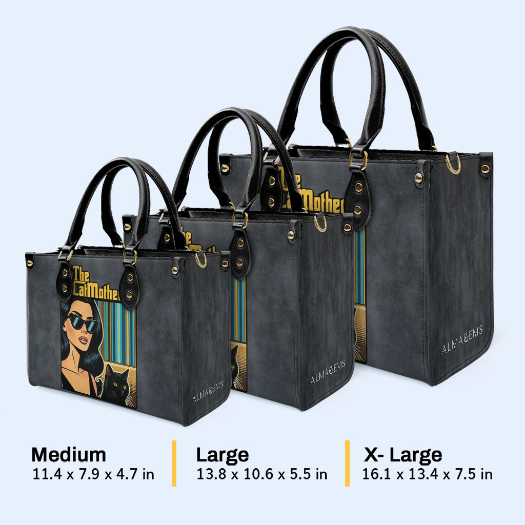 Personalice con arte y texto personalizados: su bolso de cuero exclusivo - QCUSTOM09