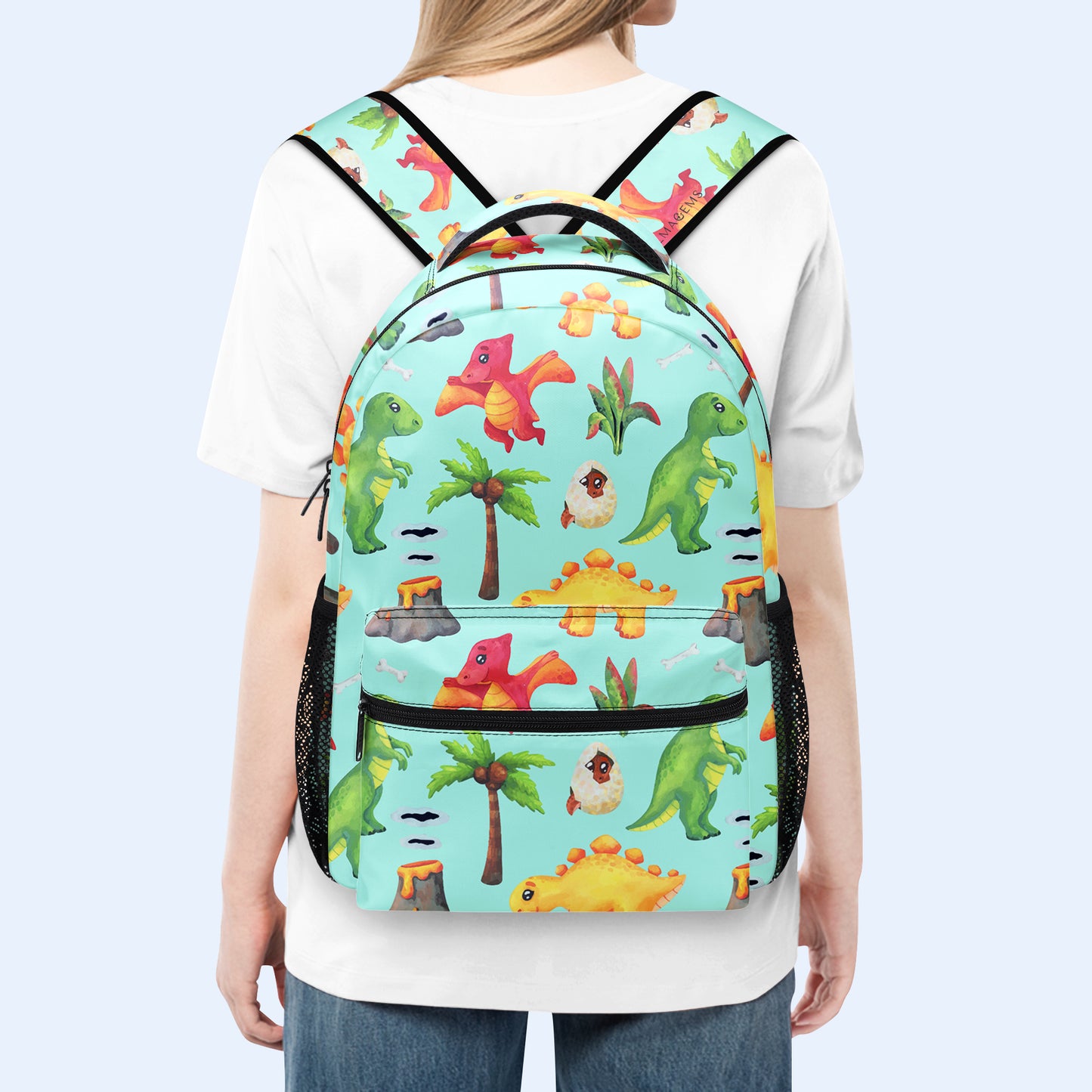 Dinosaure - Sac à dos personnalisé - AA023_CB
