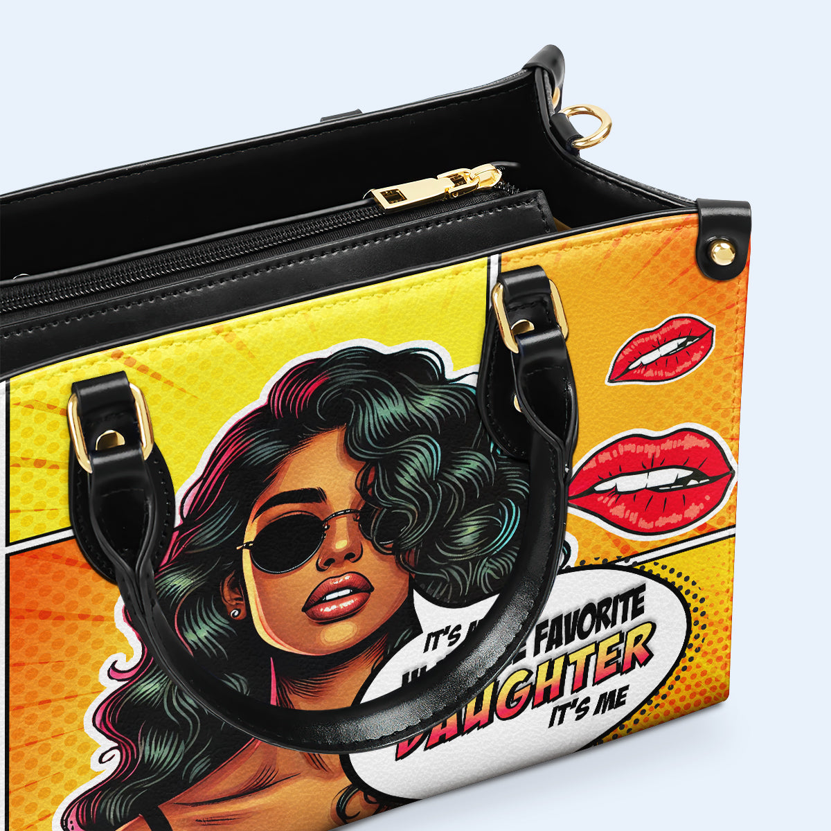 La Fille Préférée - Sac à main en cuir personnalisé - FM012_HB