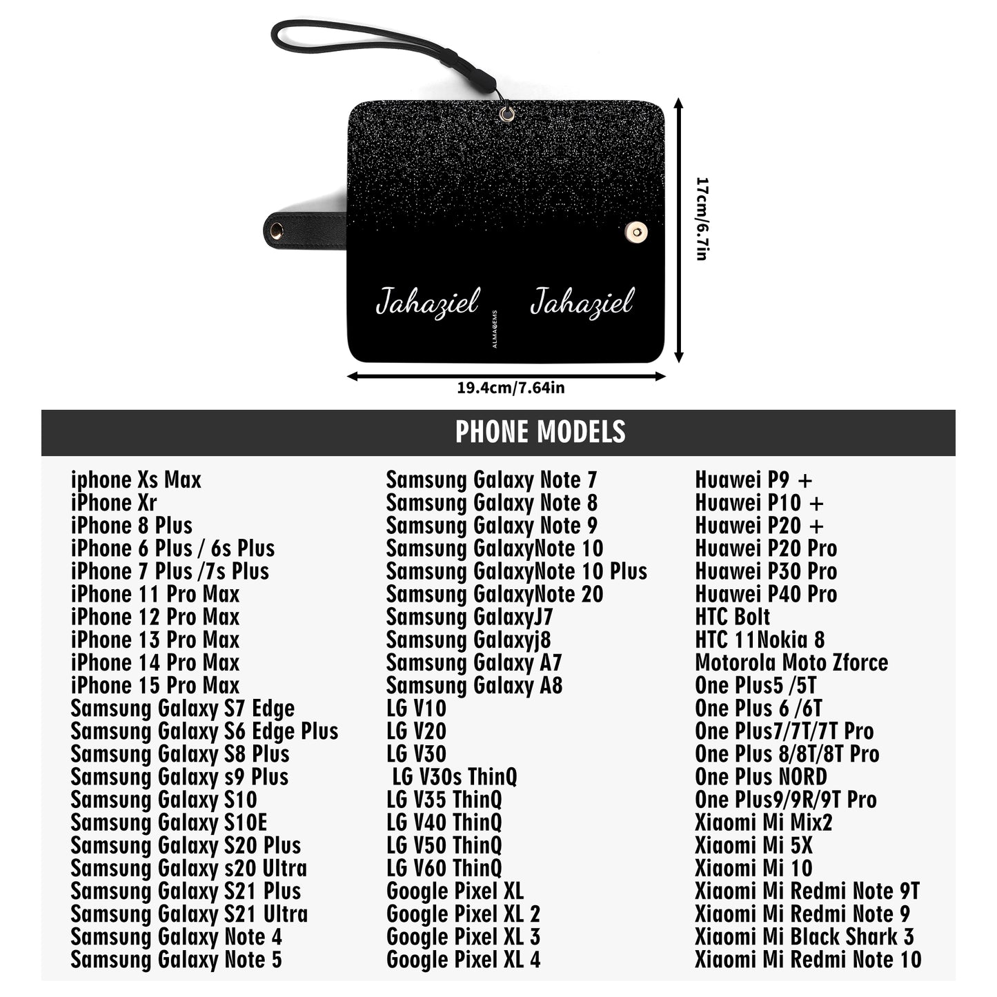 Essential - Phone Leather Wallet - A001_PW