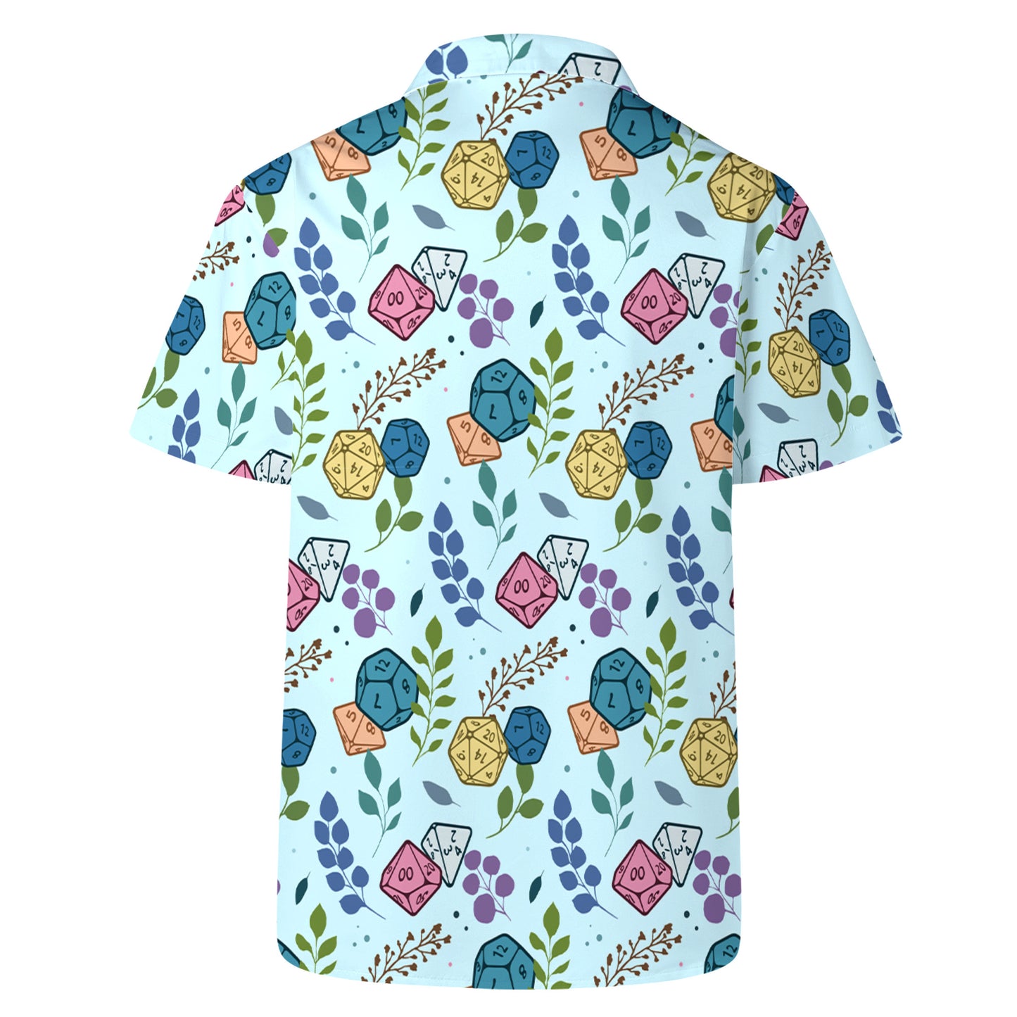 Dés colorés – Chemise hawaïenne unisexe personnalisée – A003_HW