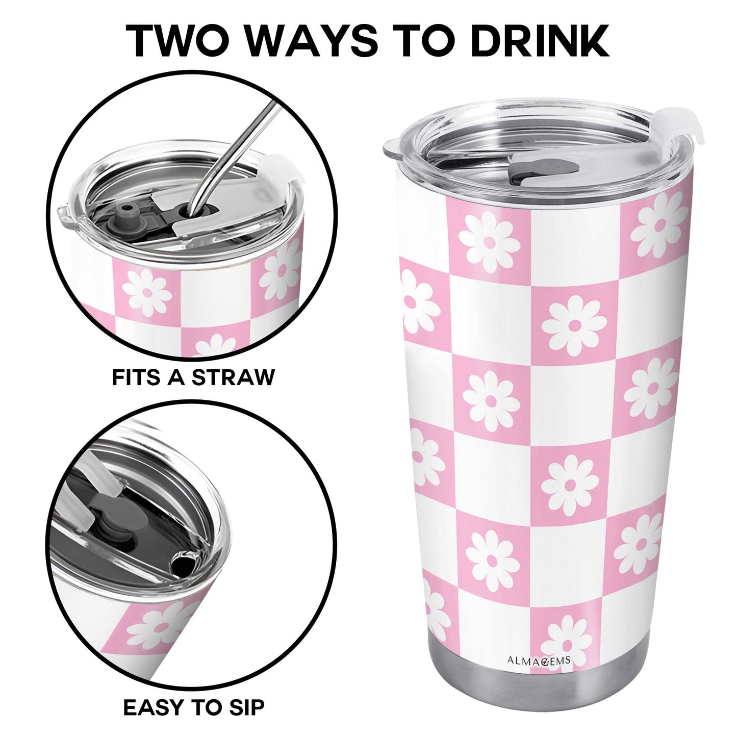 Essential - Stainless Steel Tumbler 20oz 30oz - AA008_TB