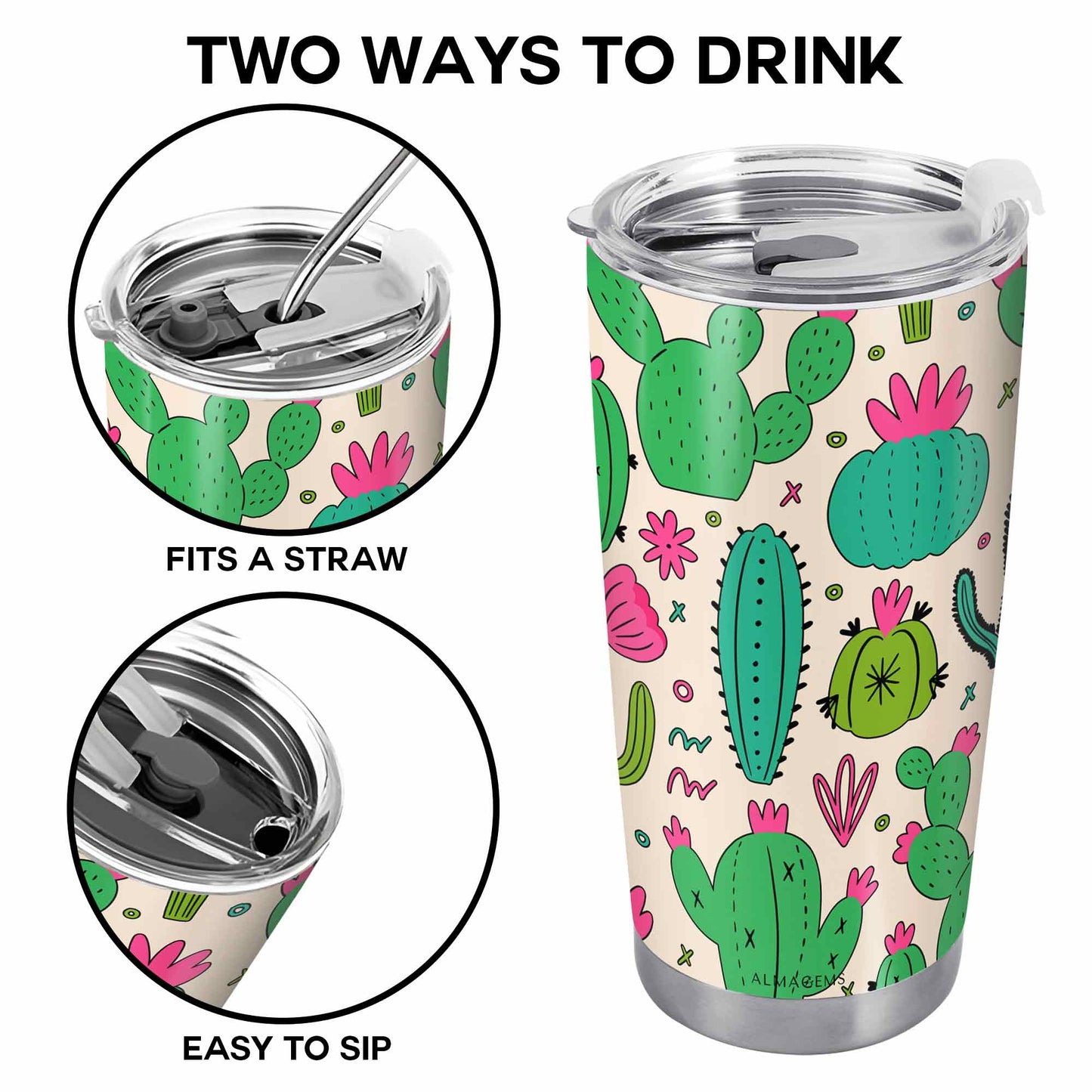 Essential - Stainless Steel Tumbler 20oz 30oz - AA009_TB