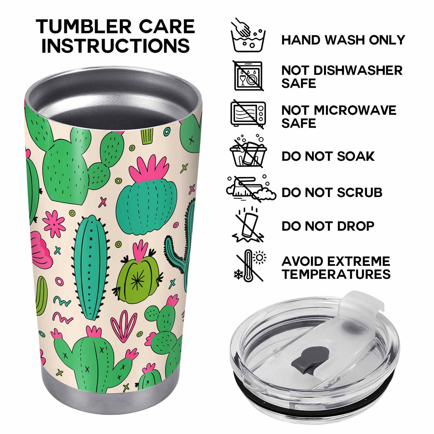 Essential - Stainless Steel Tumbler 20oz 30oz - AA009_TB