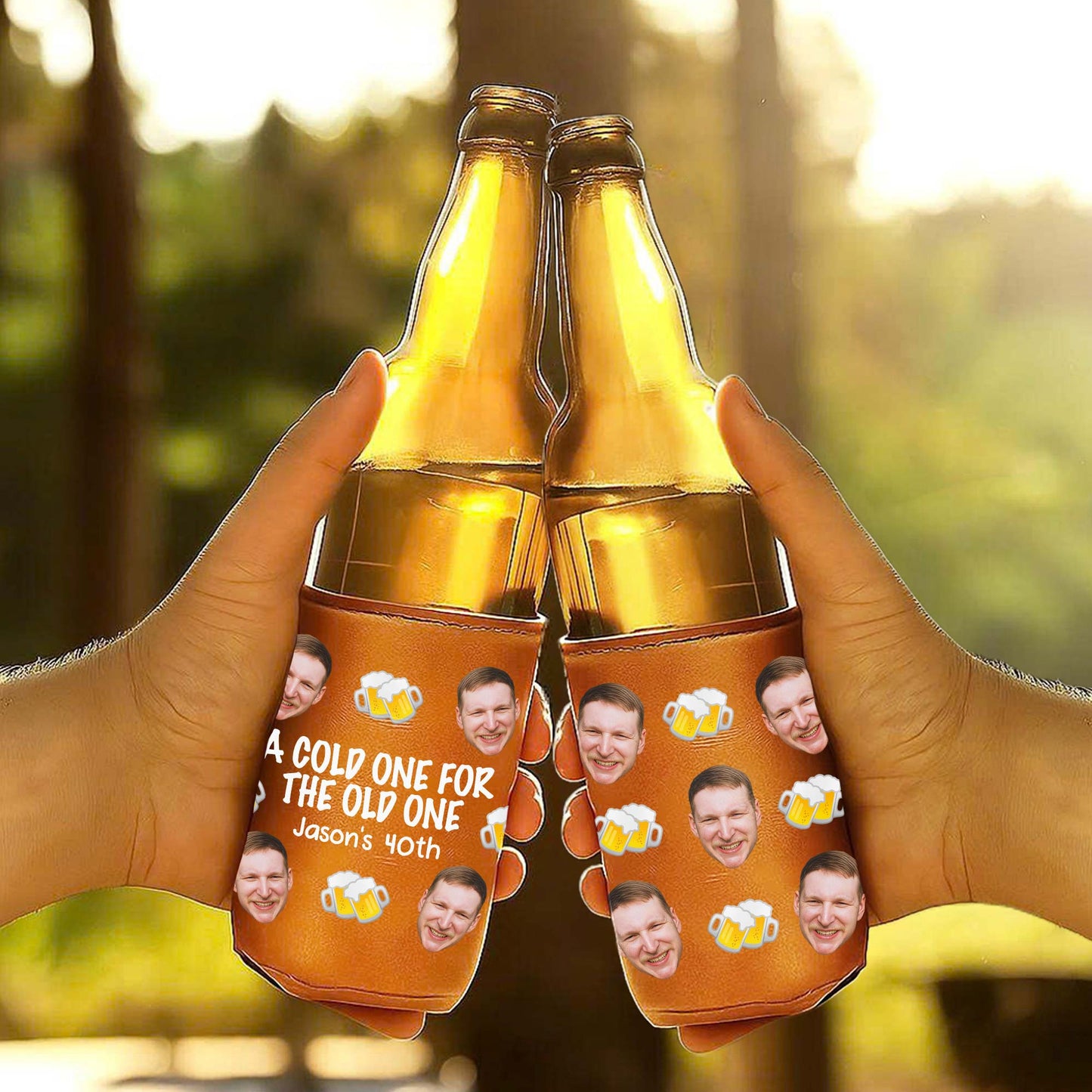 A Cold One For The Old One, Beer Mugs Design