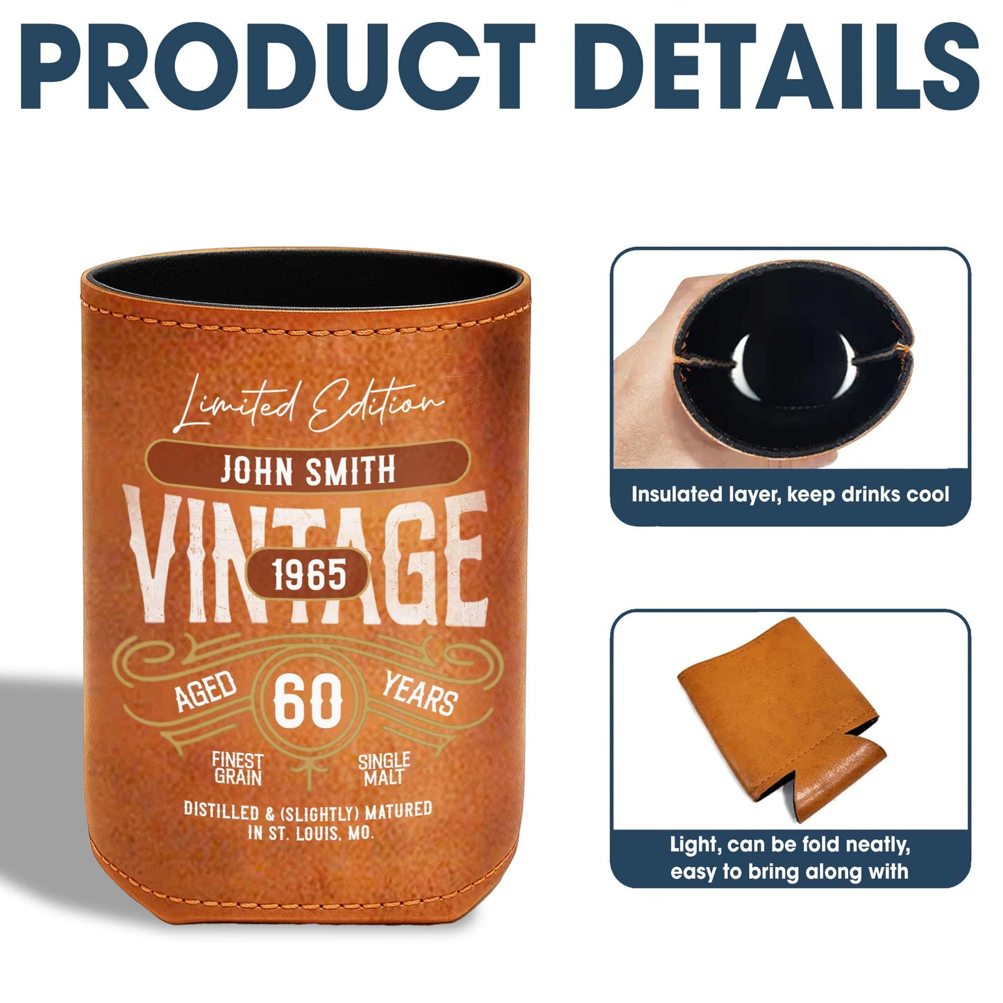 Limited Edition Vintage Aged Leather Style