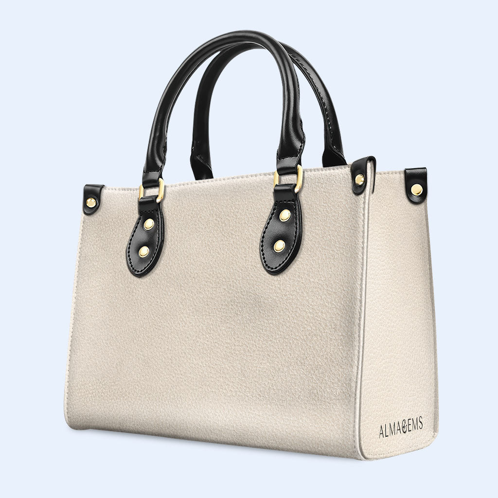Essentiel - Sac à main en cuir - SUR MESURE - BEIGE